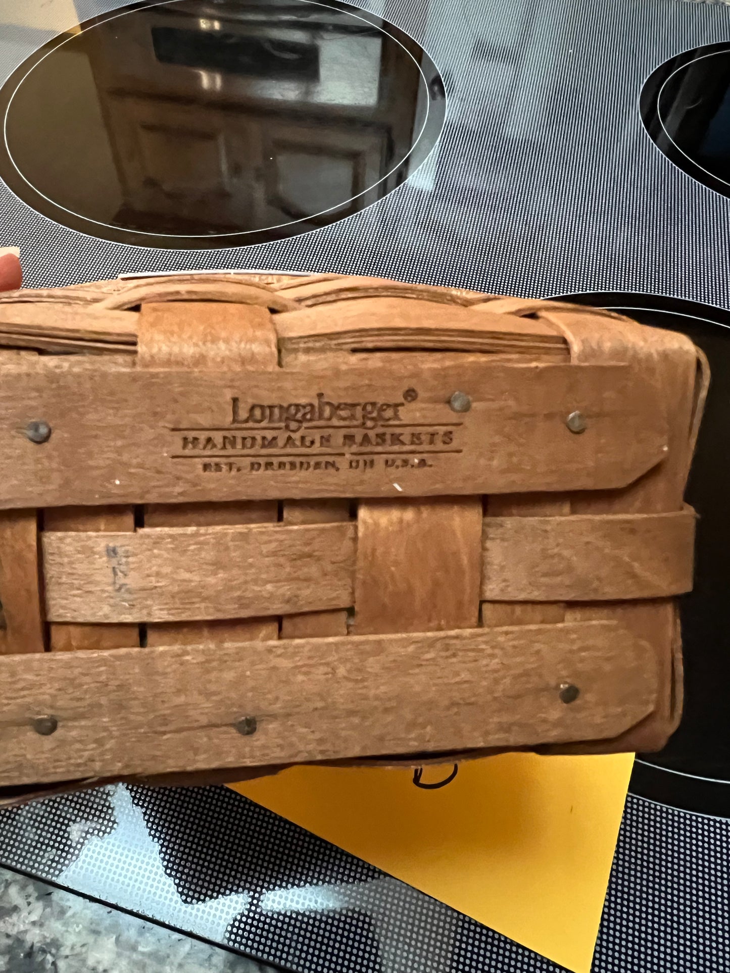 Longaberger 2007 hostess appreciation basket with protector