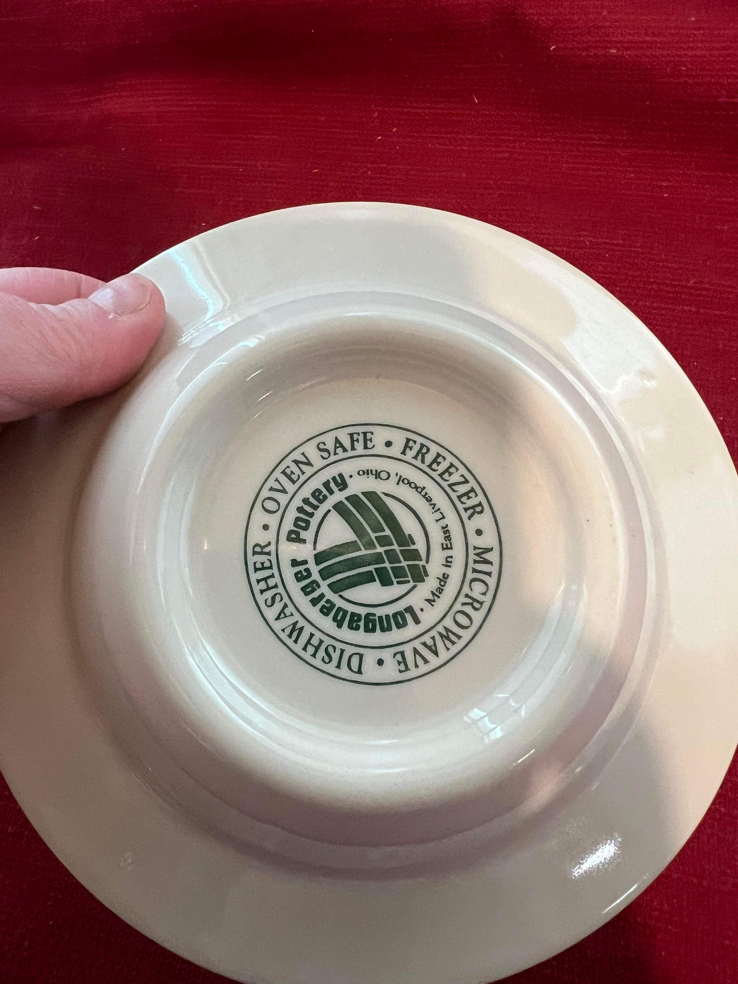 Longaberger 6.5” Bowl in Heritage Green