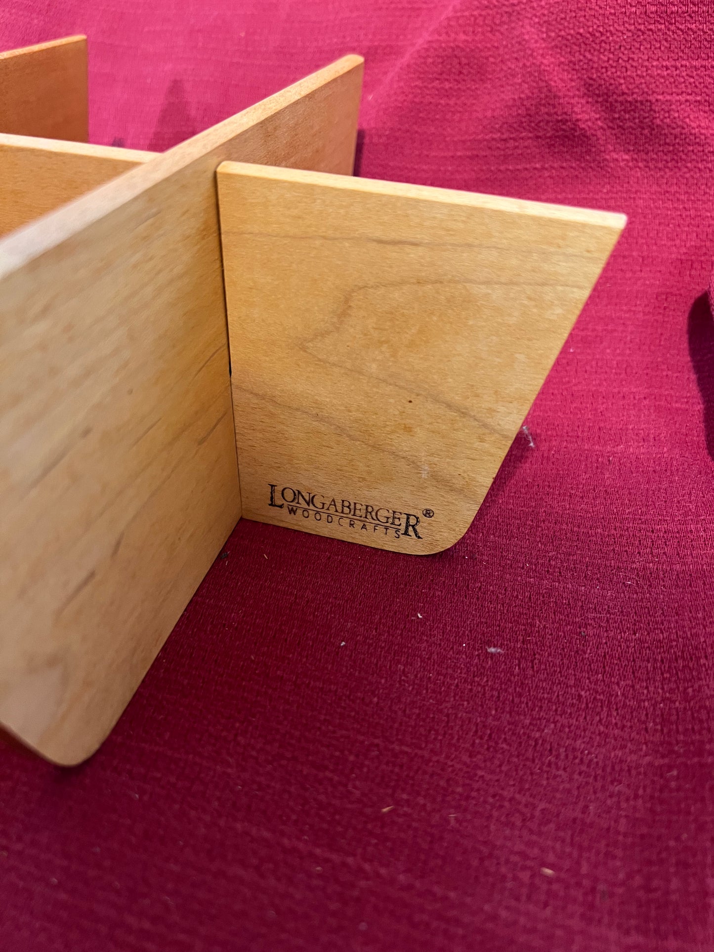 Longaberger back porch divider