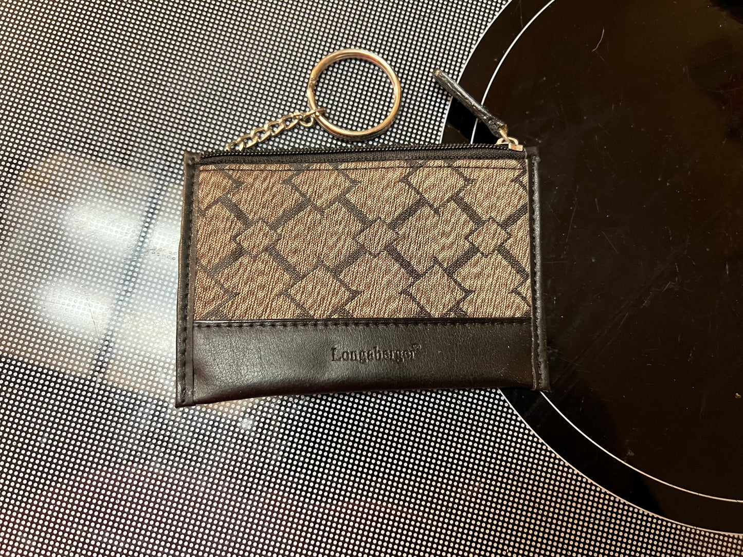 Longaberger signature coin purse