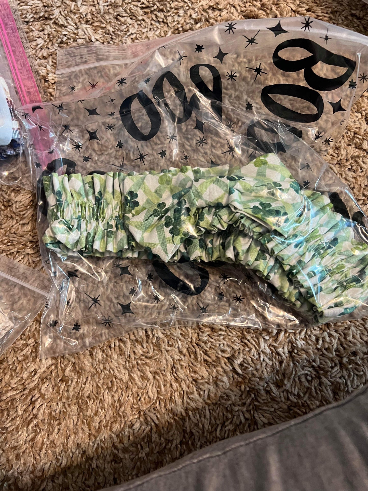 Longaberger Medium Garter in Lots of Luck