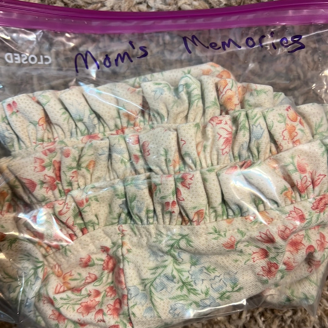 Longaberger moms memories liner in vintage blossom