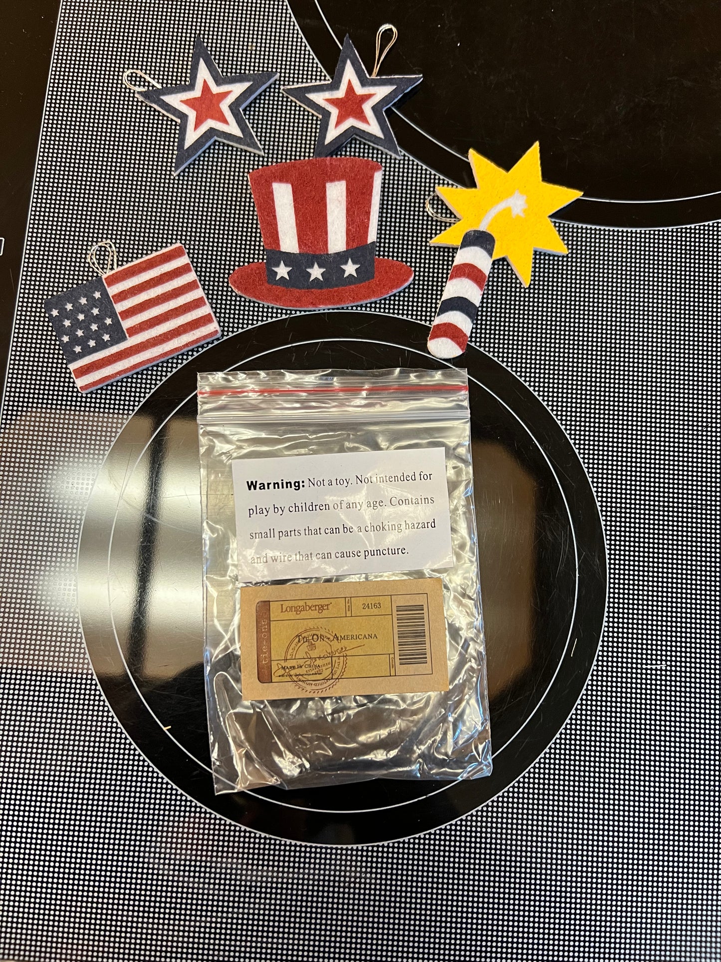 Longaberger Americana tie ons