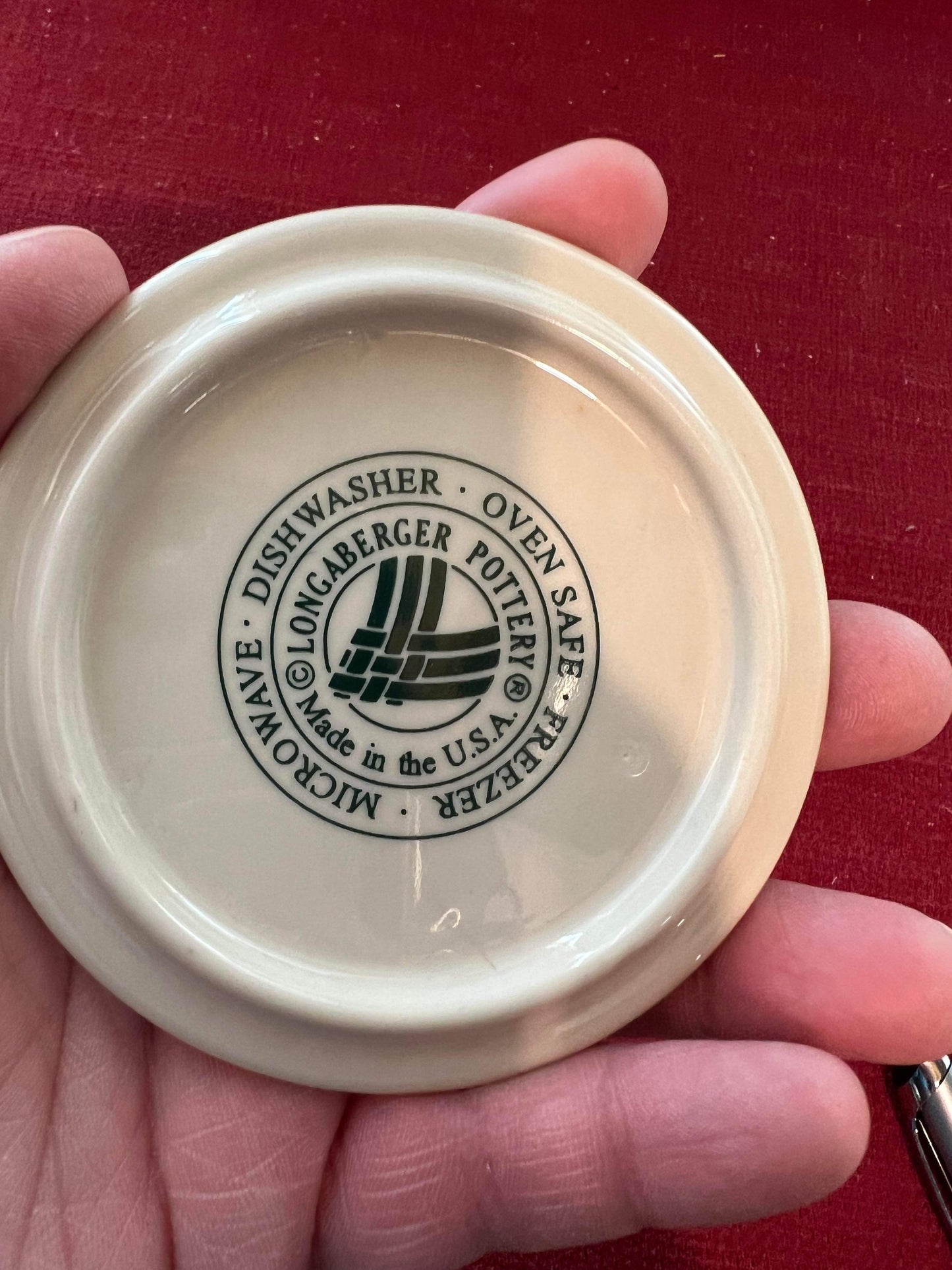 Longaberger Mug Cover in Heritage Green