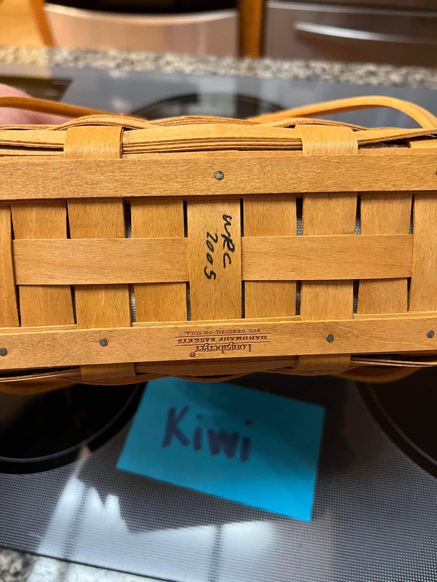 Longaberger 2 Recruit Basket with Liner and Protector