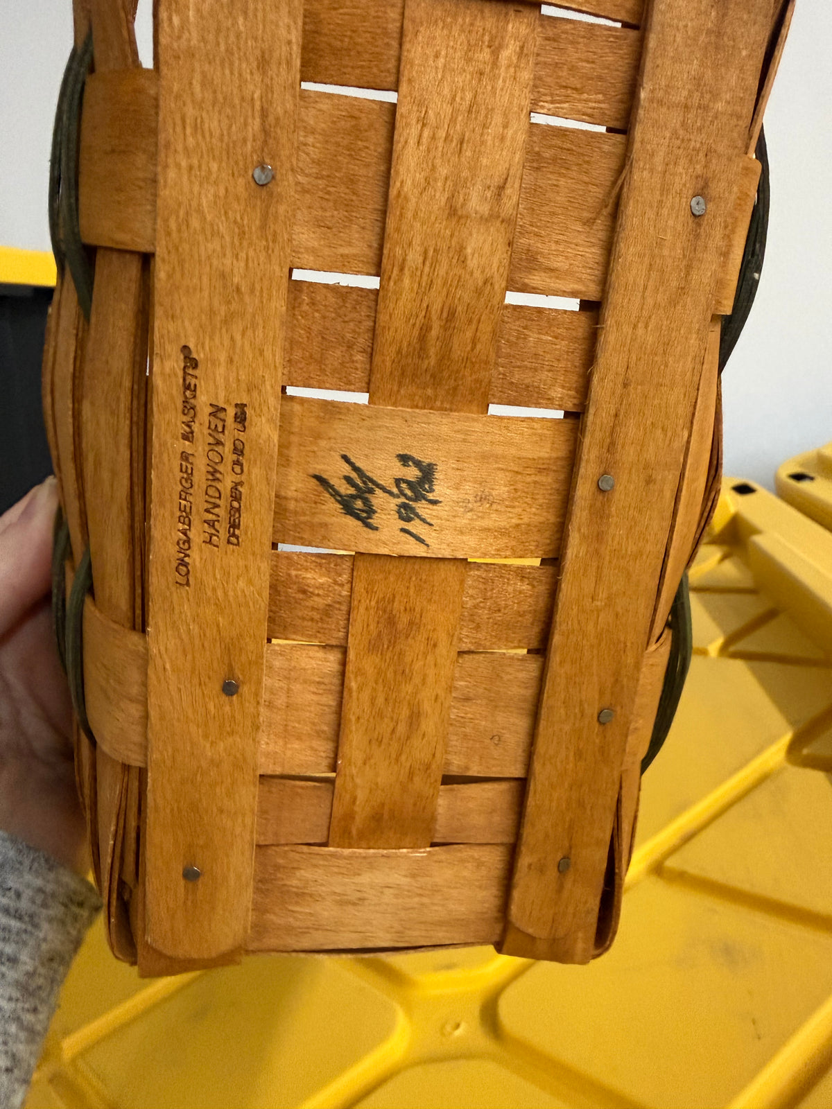 Longaberger 1993 Easter basket