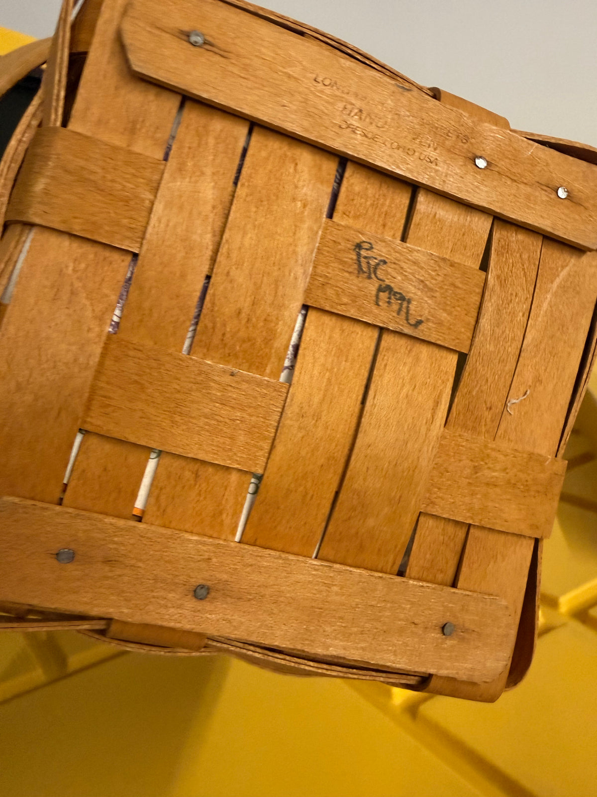 Longaberger maple leaf basket