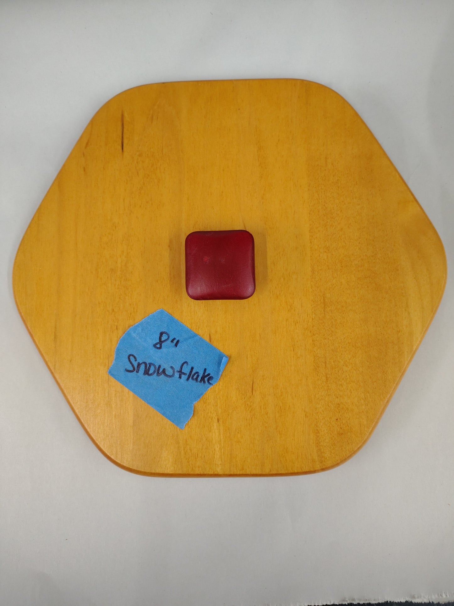 Longaberger snowflake lid with red knob