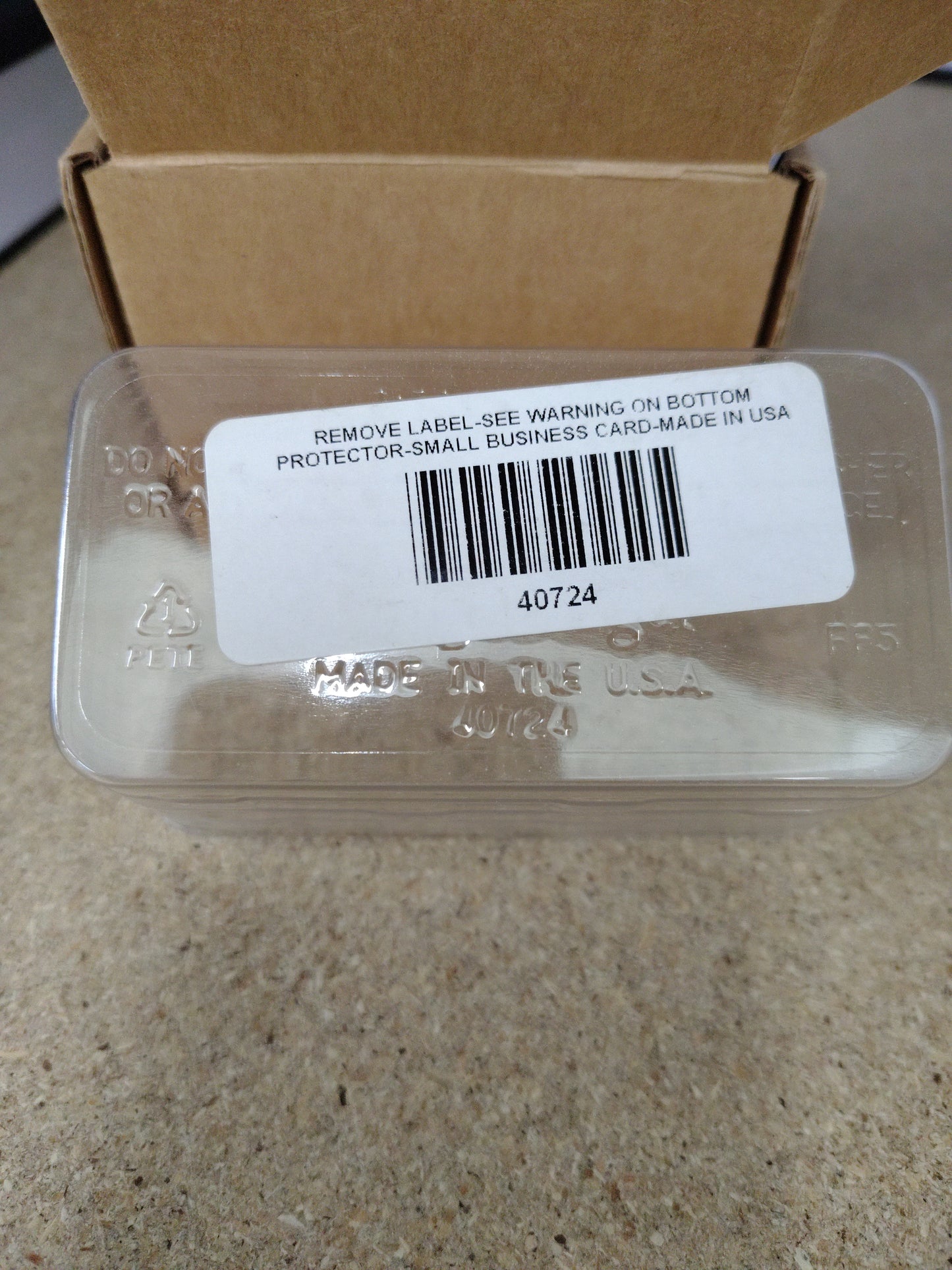 40724 Longaberger small business card protector