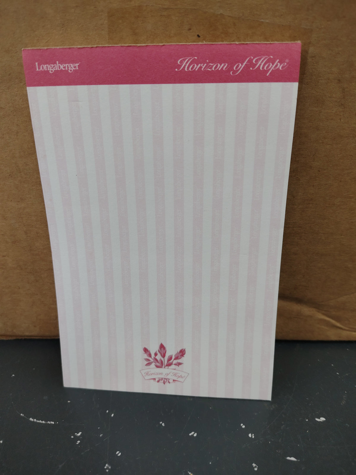 Longaberger HOH note pad