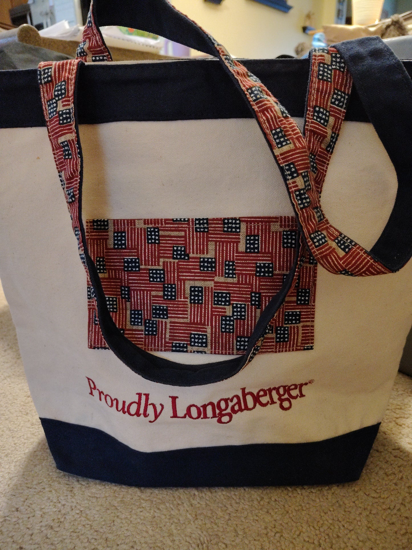 Longaberger large Proudly Longerberger tote