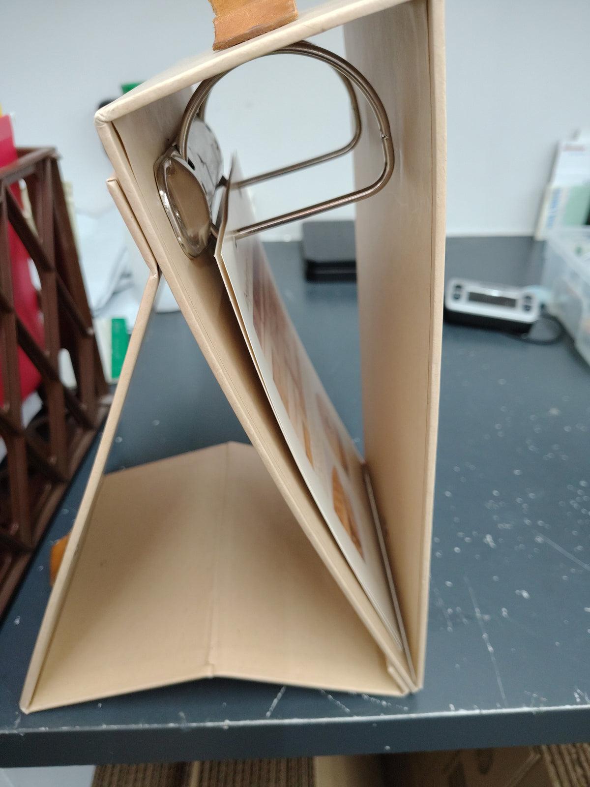 Longaberger fabric samples case/holder