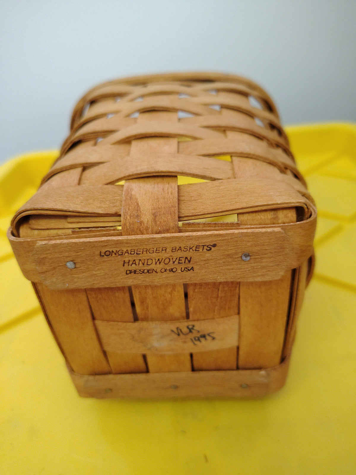 Longaberger small peg basket