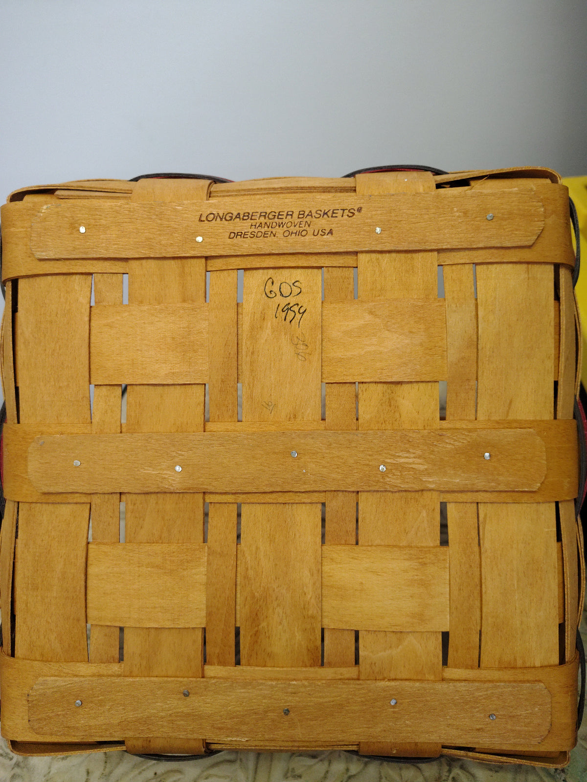 Longaberger woven traditions pie basket
