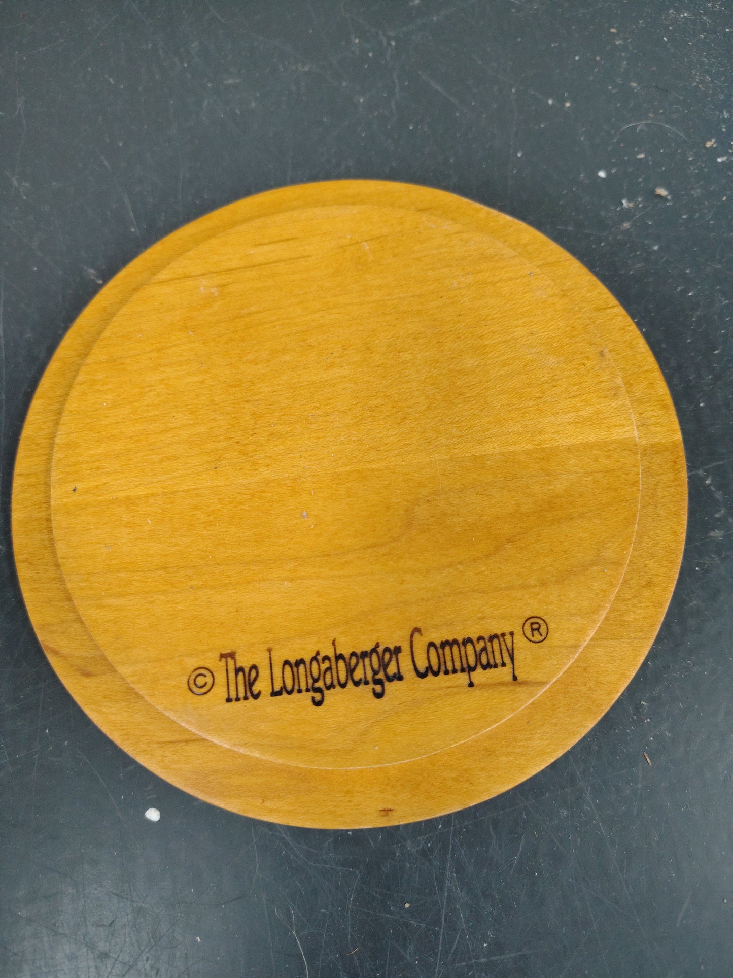 Longaberger 1997 National Sales Leader lid 5.5"