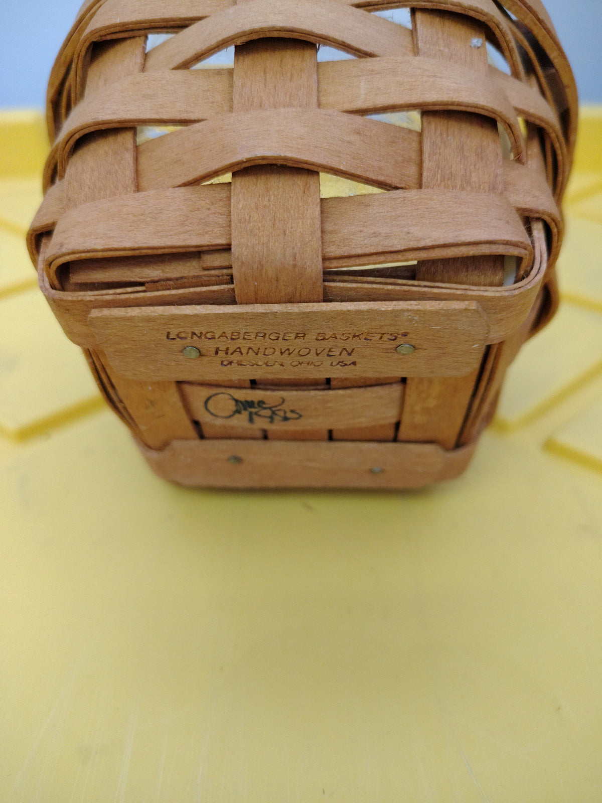 Longaberger Thyme basket