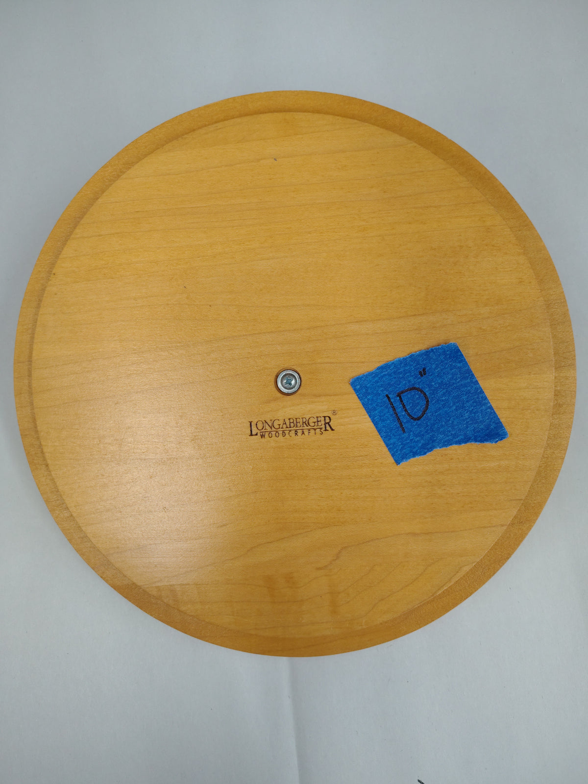 Longaberger 10" round lid with scuffed knob