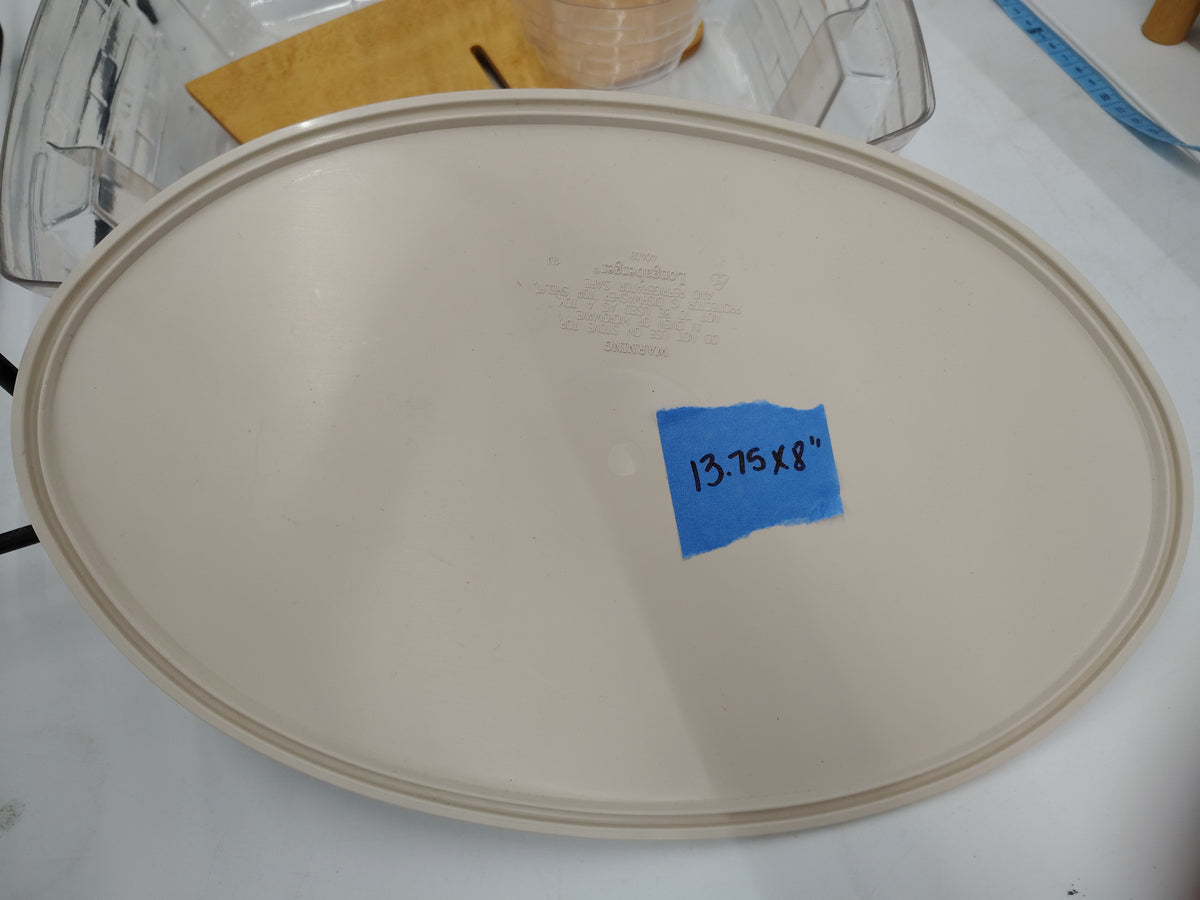 Longaberger 13.75x8" oval lid