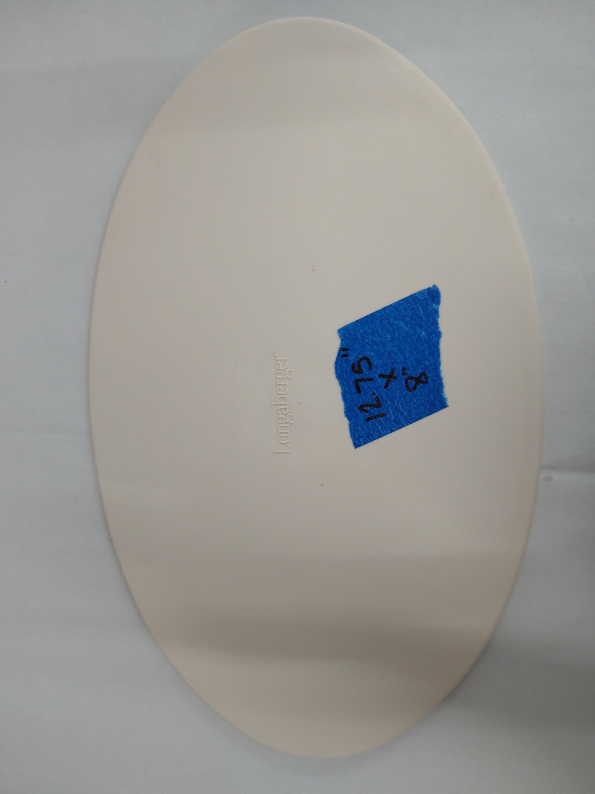 Longaberger 13x8" oval protector lid