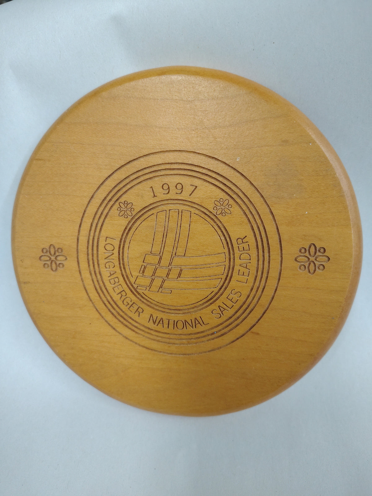 Longaberger 1997 National Sales Leader lid