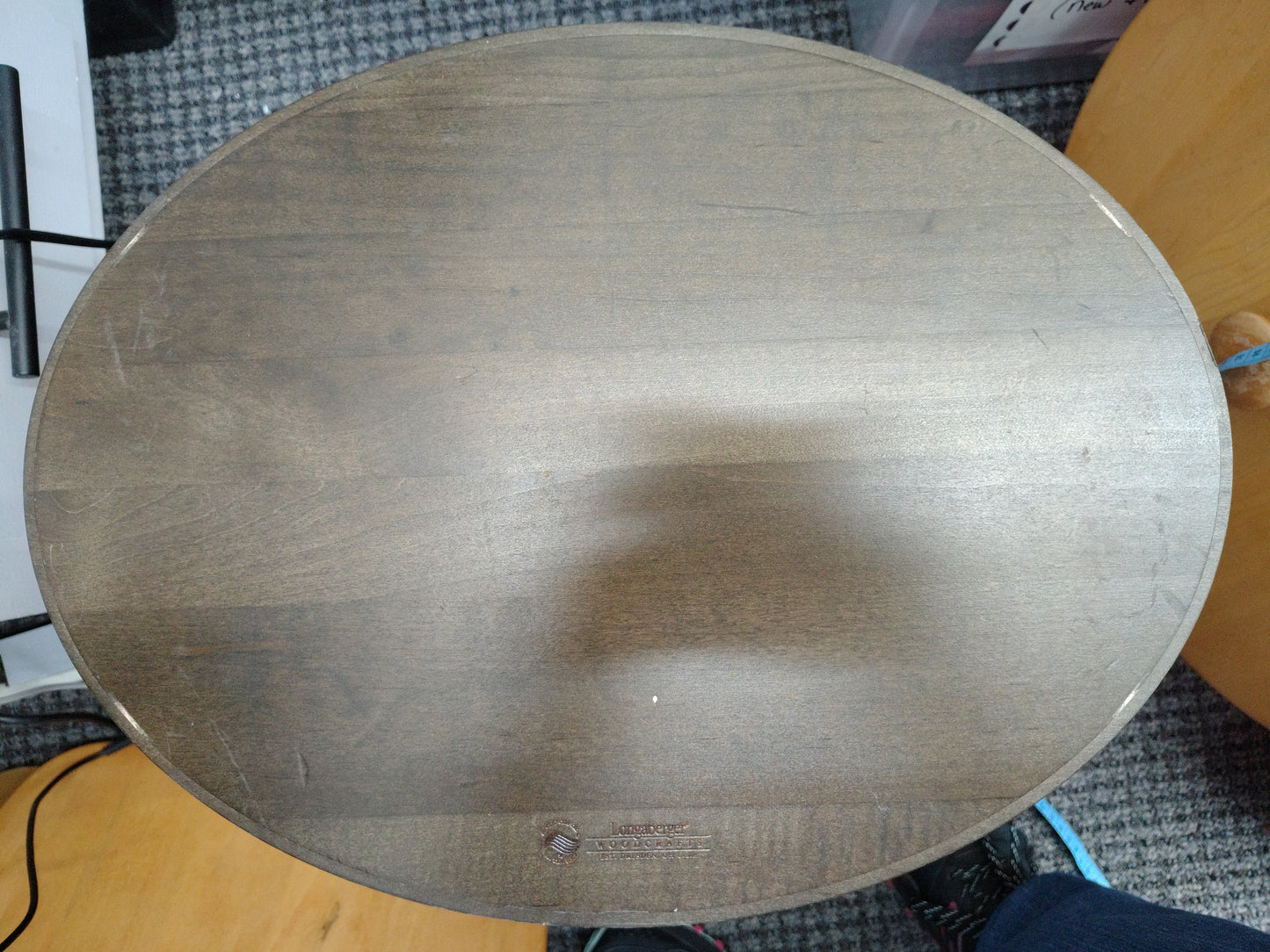 Longaberger 17.5"x13" RB oval lid