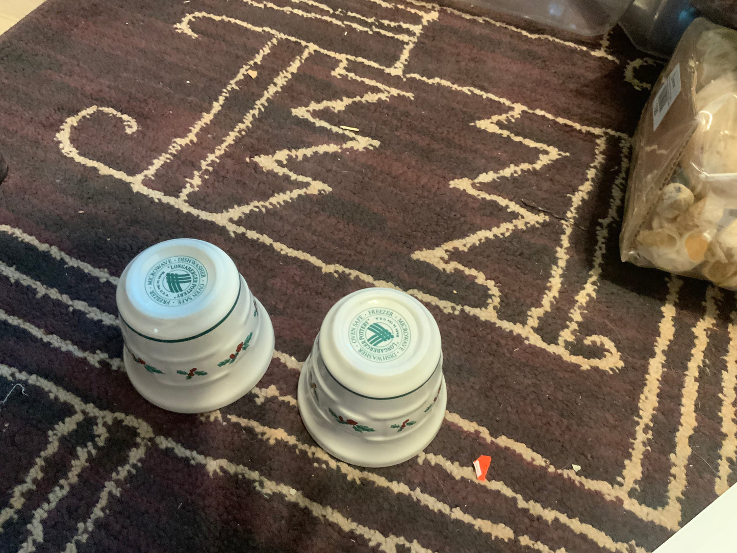 Longaberger traditional holly votives