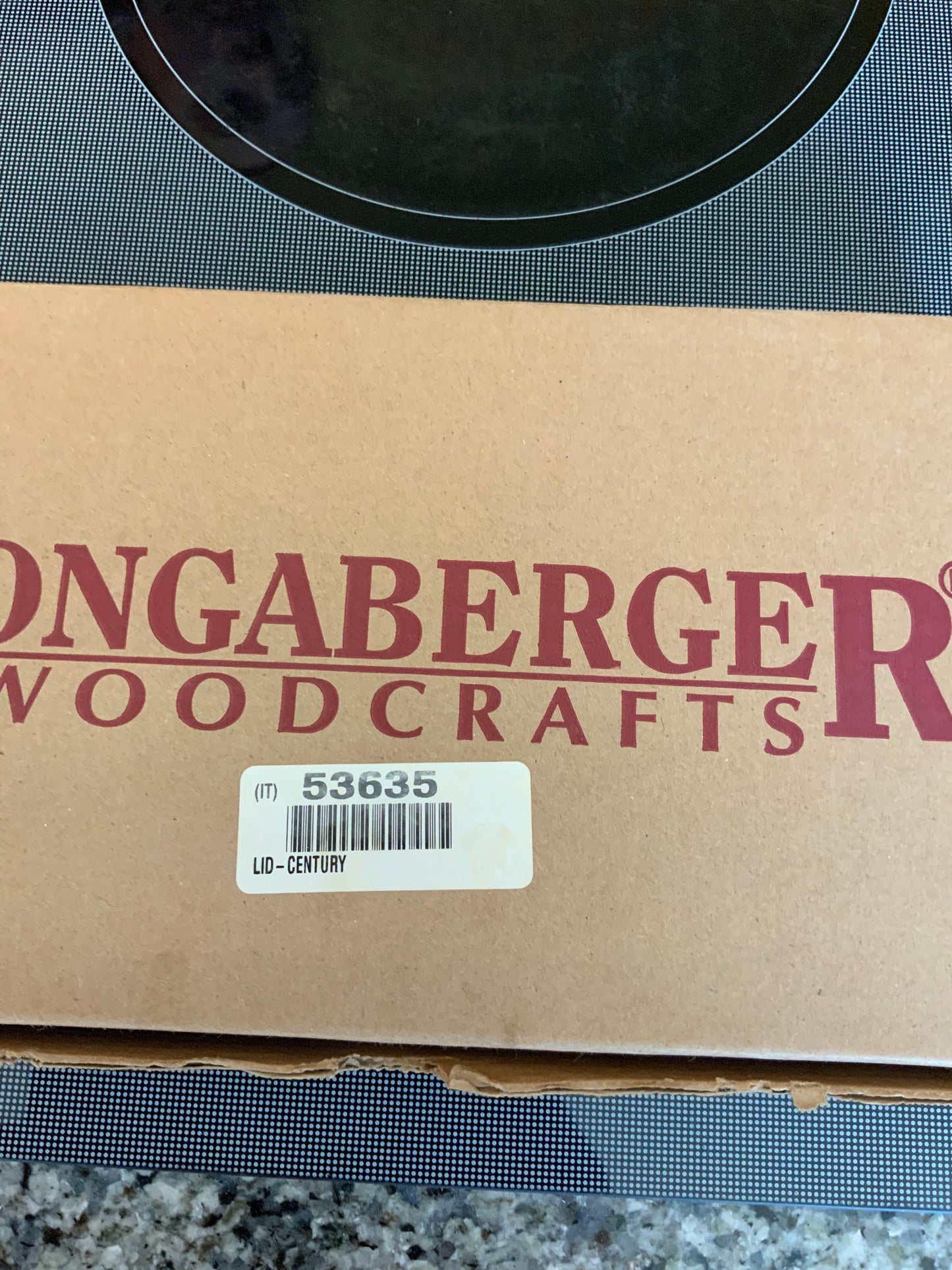 Longaberger century lid