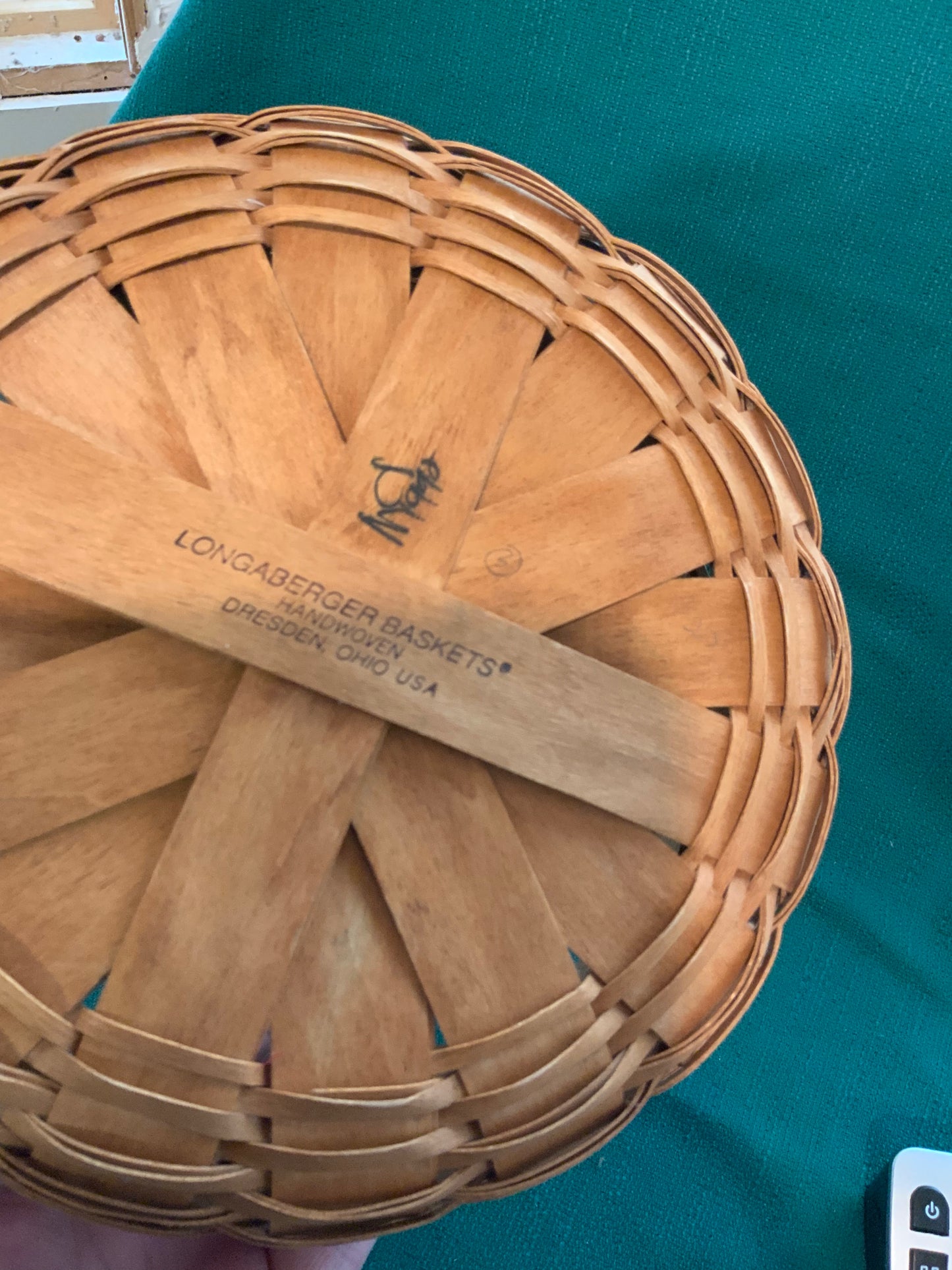 Longaberger crisco cookie basket