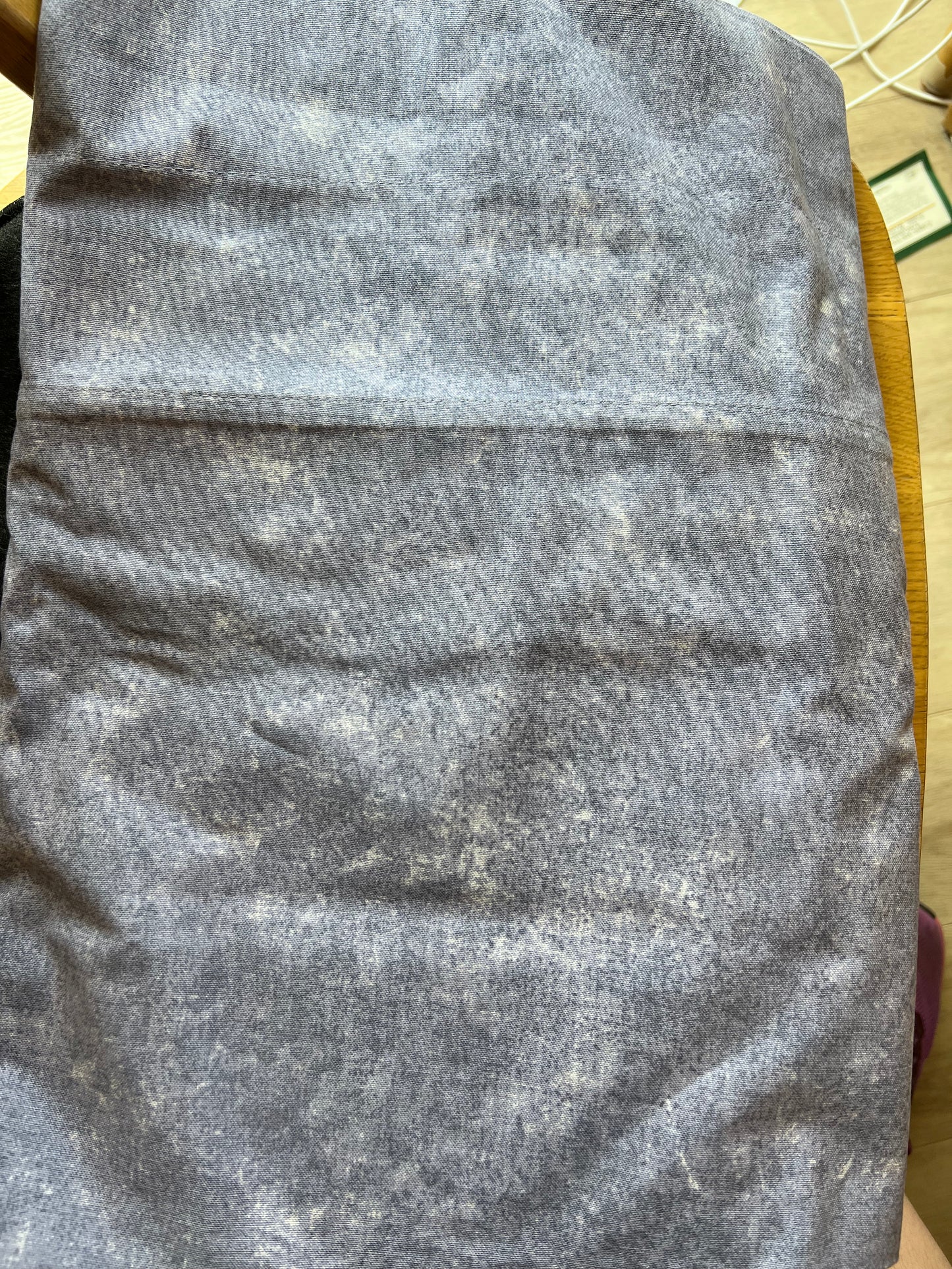 Longaberger valance in chambray 148x17.5