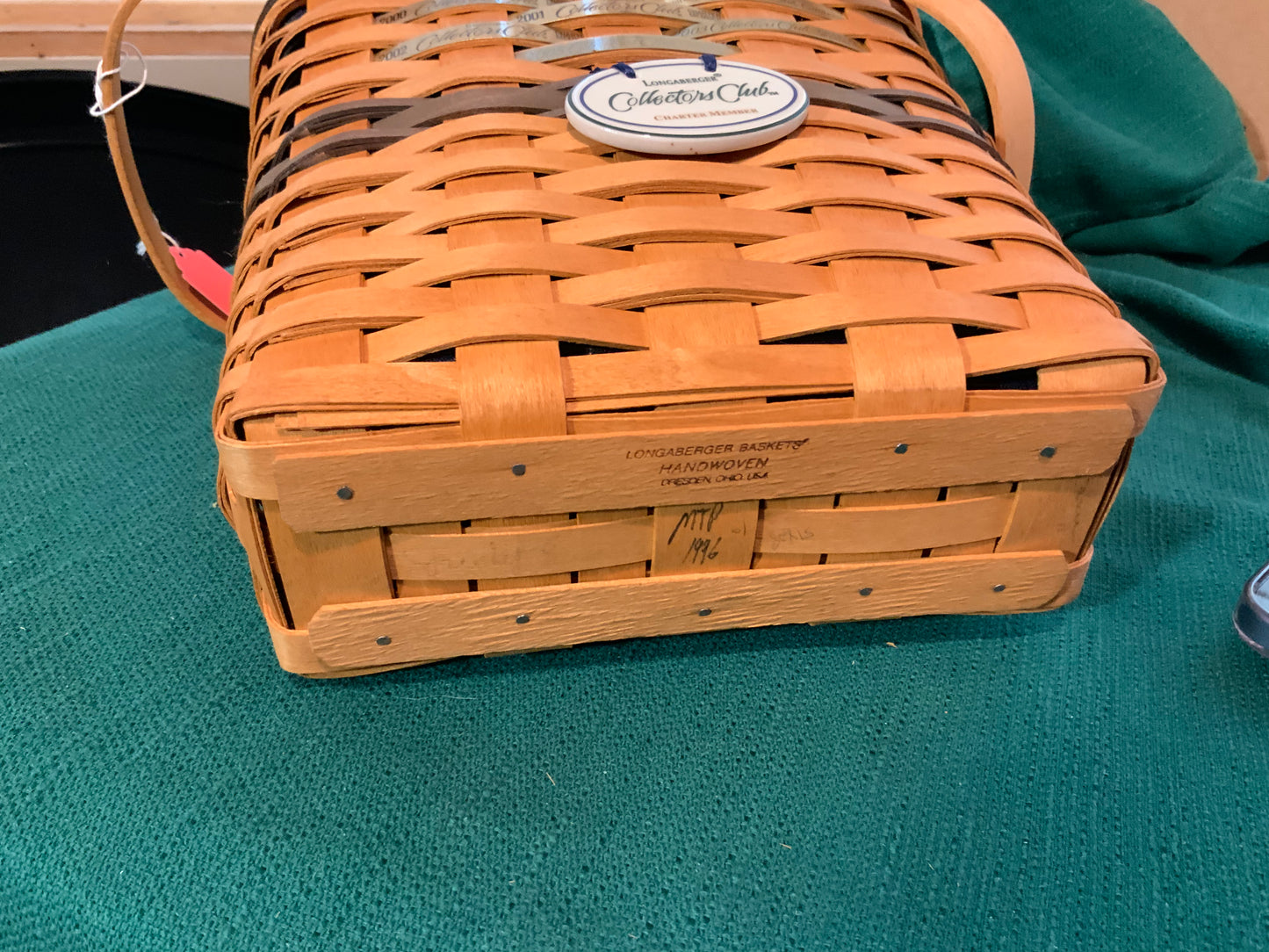 Longaberger Collectors club members basket