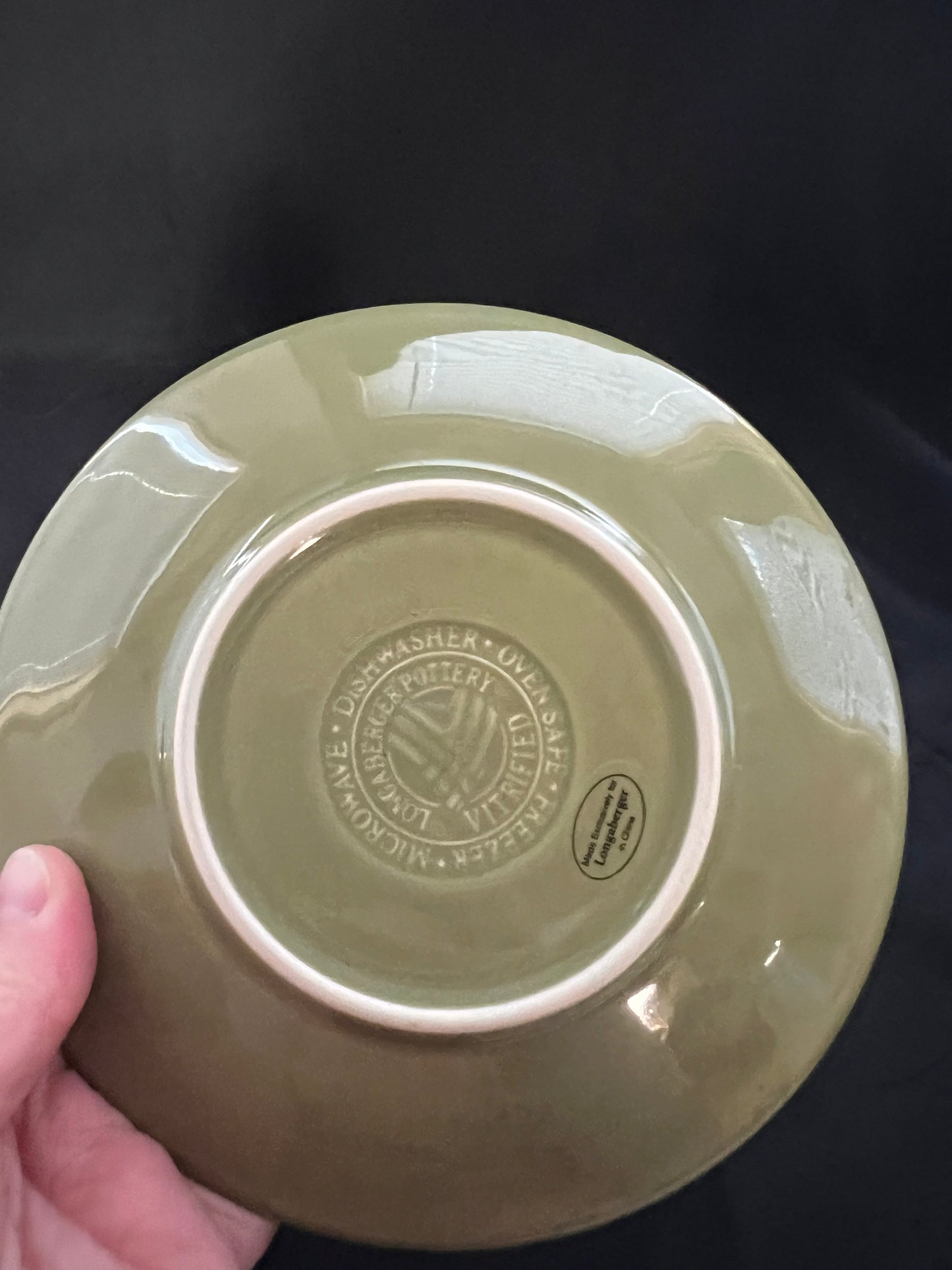 Longaberger Sage Saucer