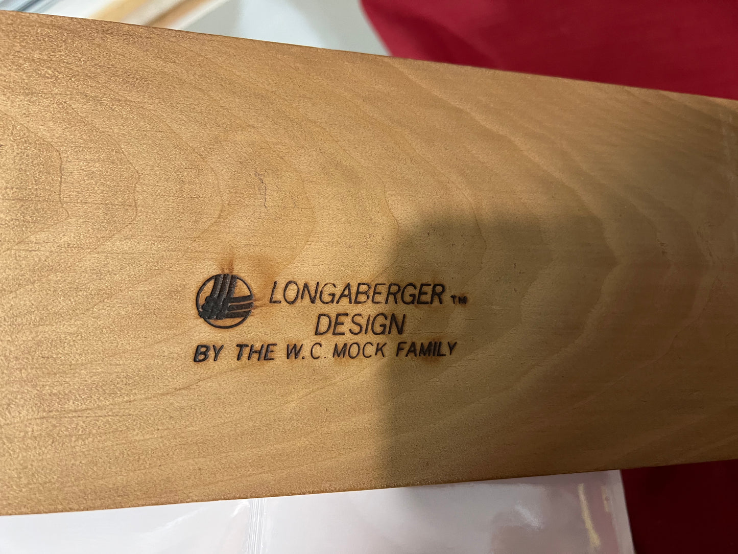 Longaberger design WC mock heart wall peg board