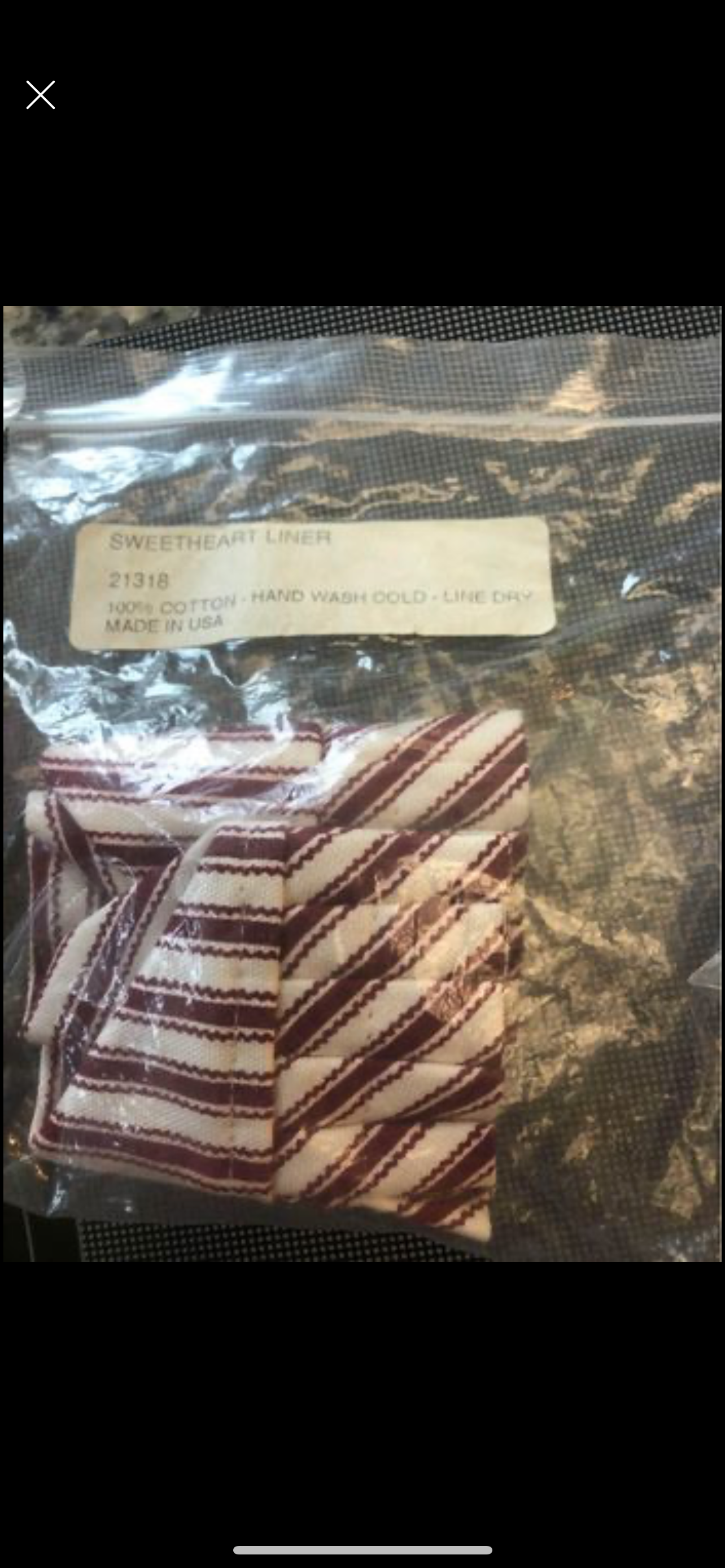 Longaberger Sweetheart Liner in sweetheart