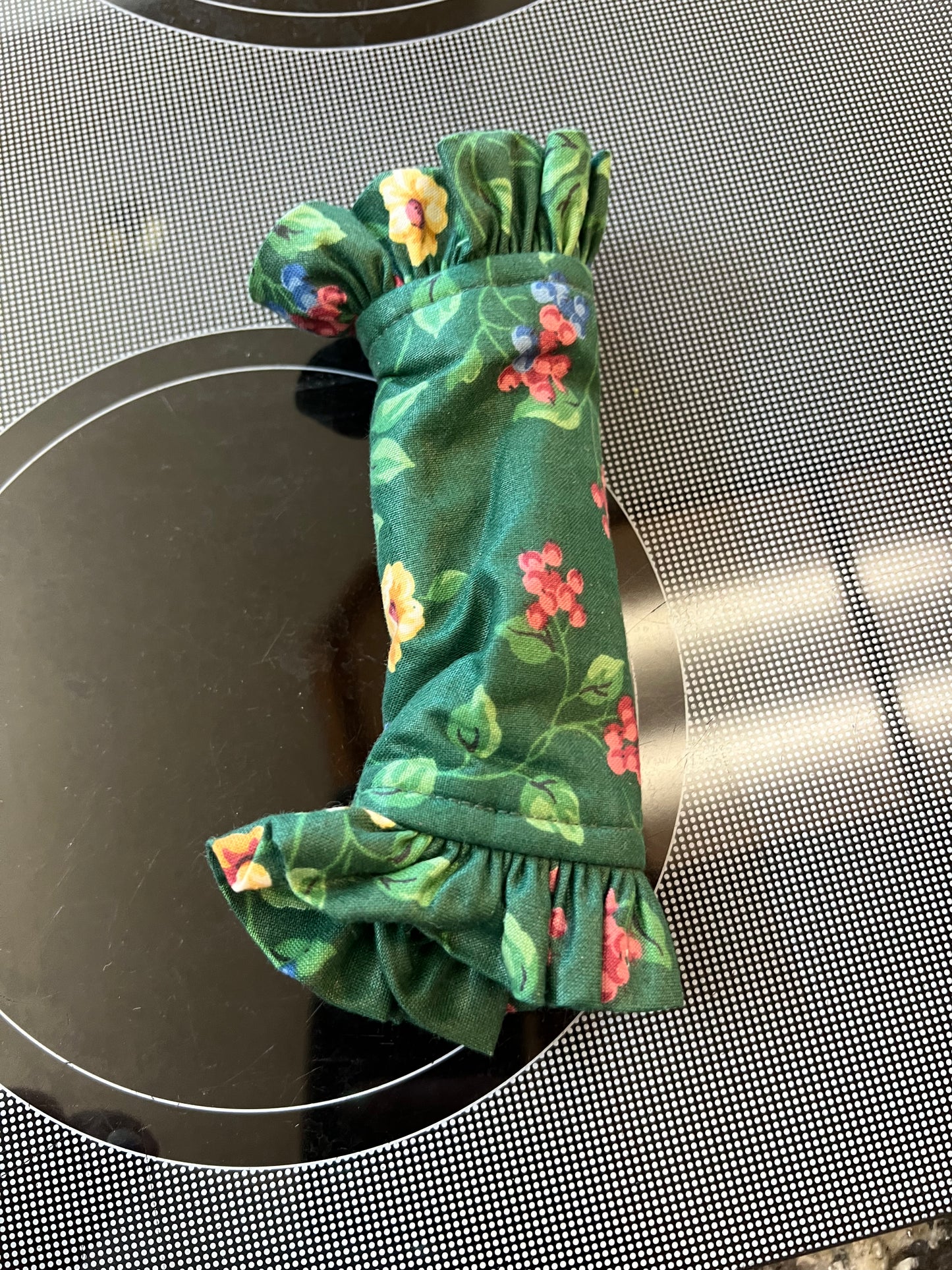 Longaberger handle gripper in emerald vine