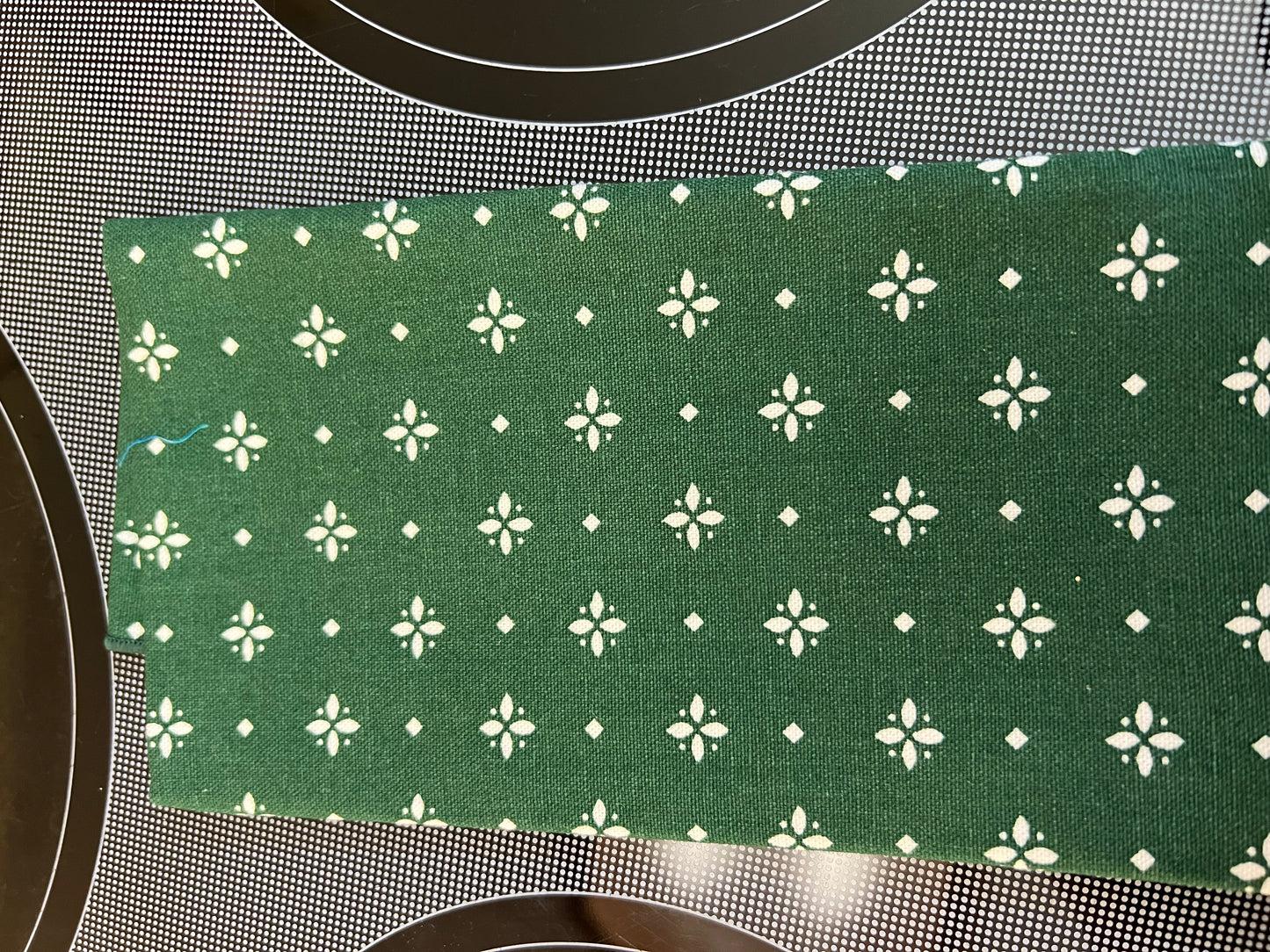 Longaberger heritage green fabric sample