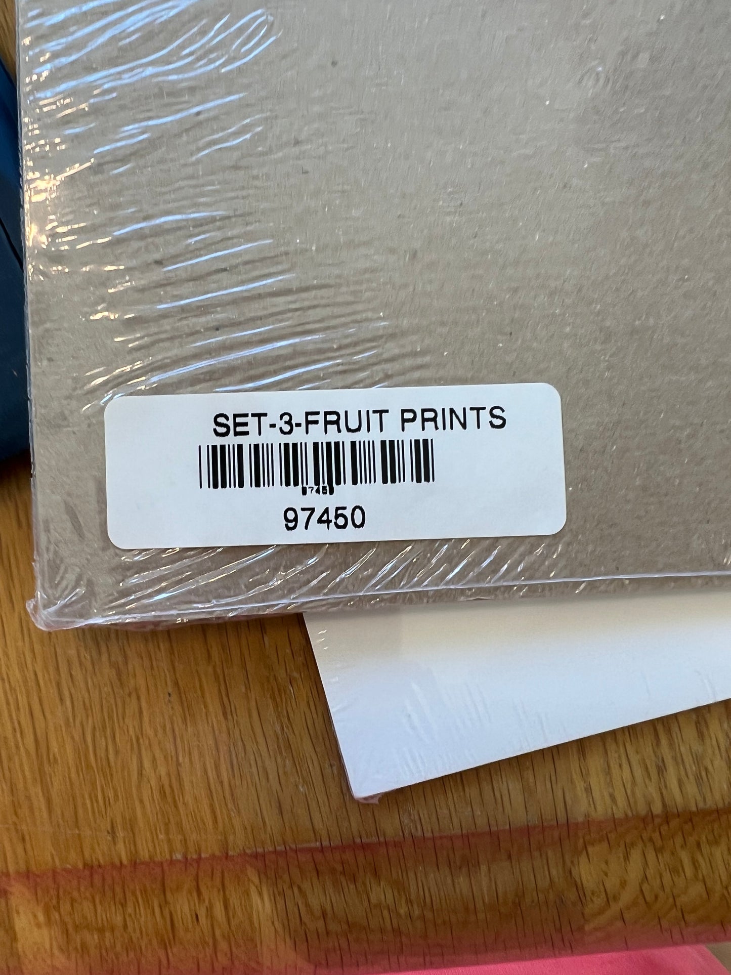 Longaberger set of 3 fruit prints