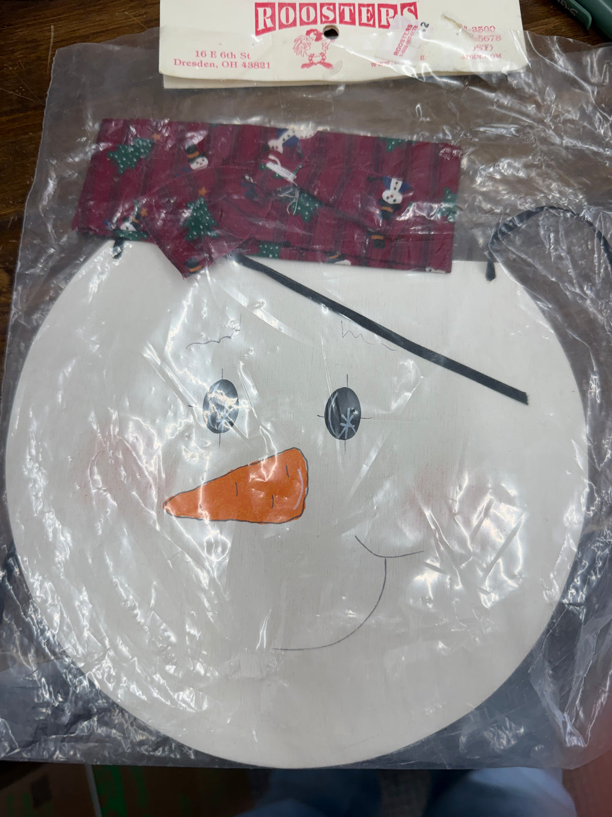 Homestead large snowman face