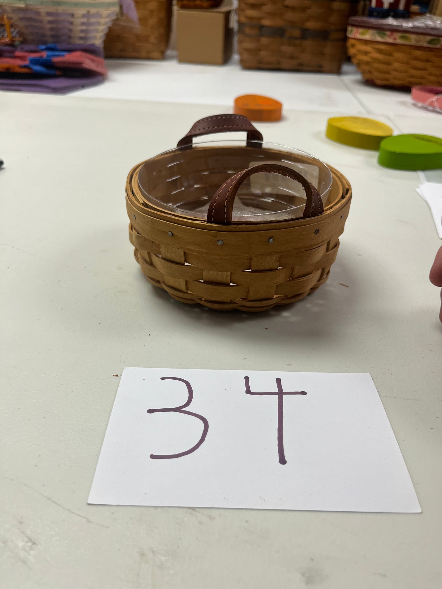 Longaberger button basket