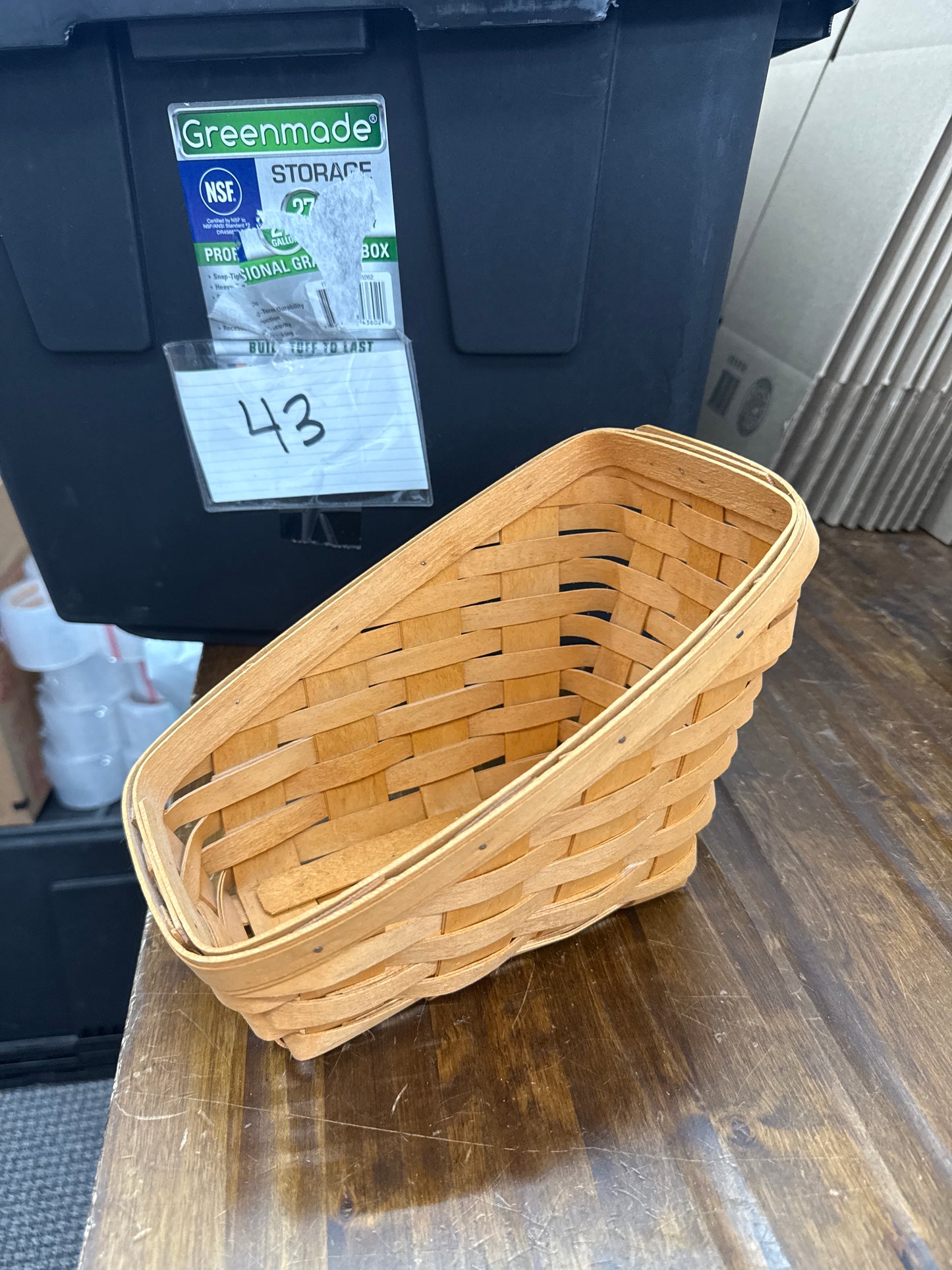 Longaberger small vegetable basket