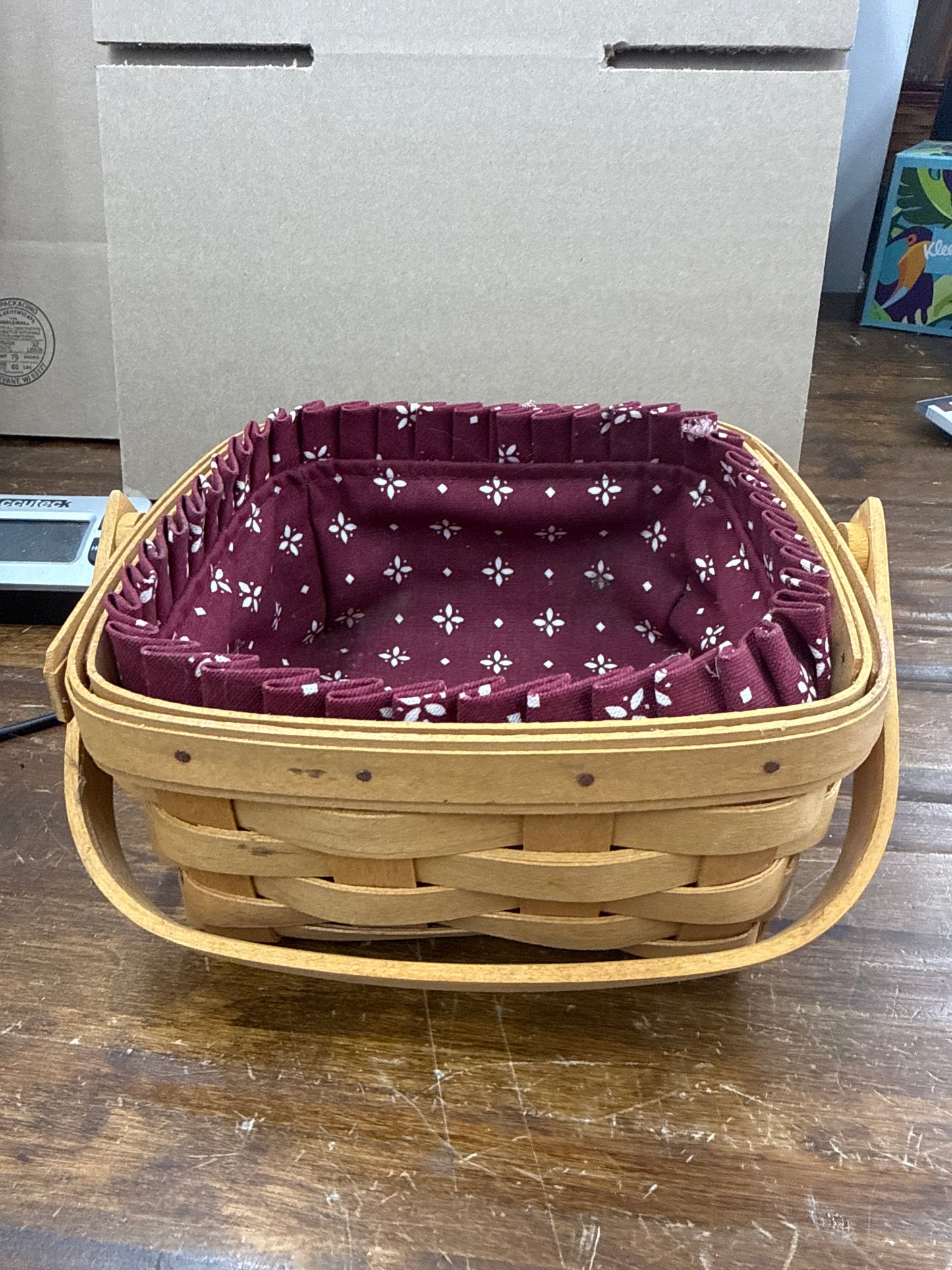 Longaberger medium berry basket with liner