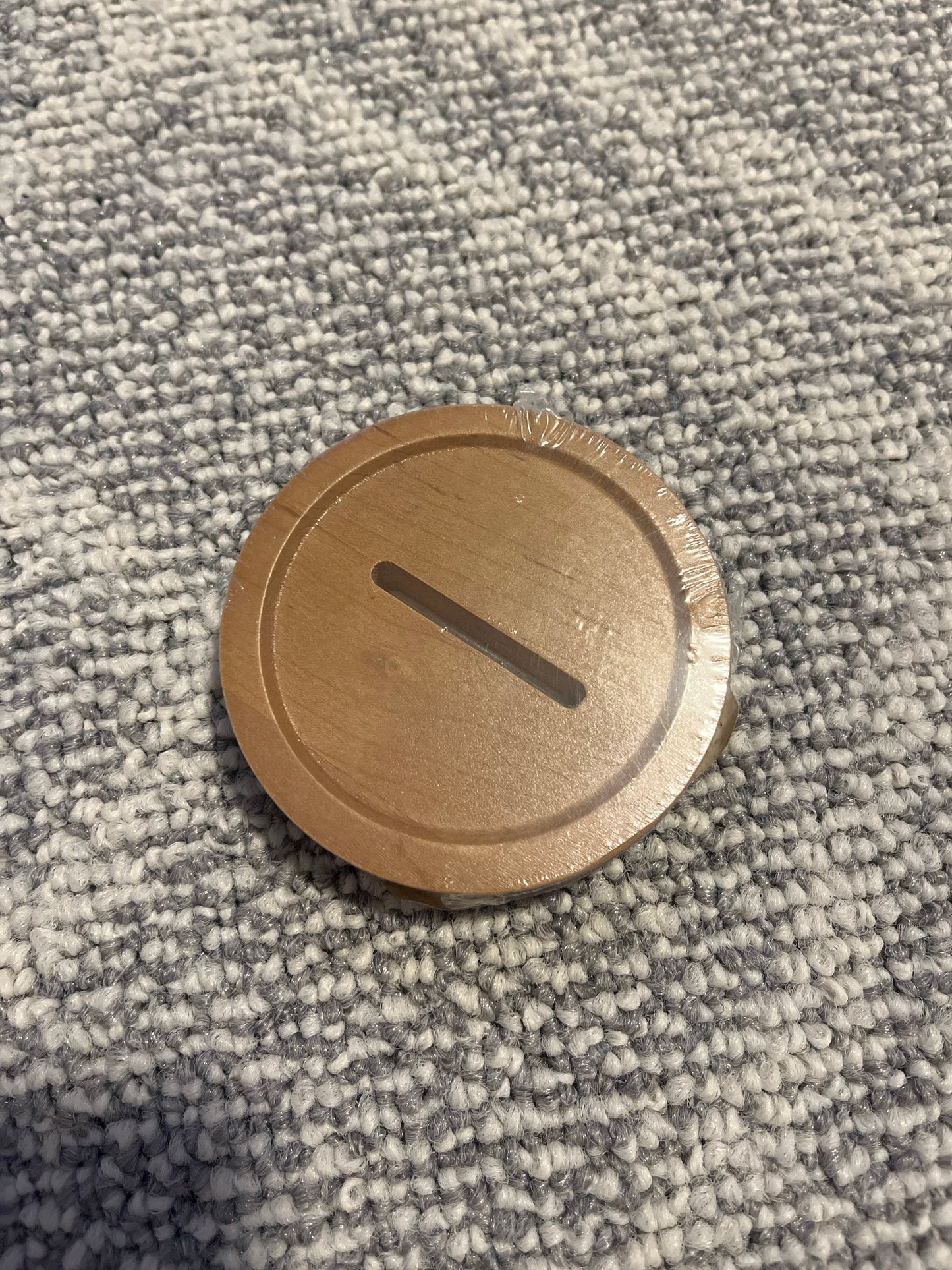 Longaberger blue ribbon pride lid - warm brown