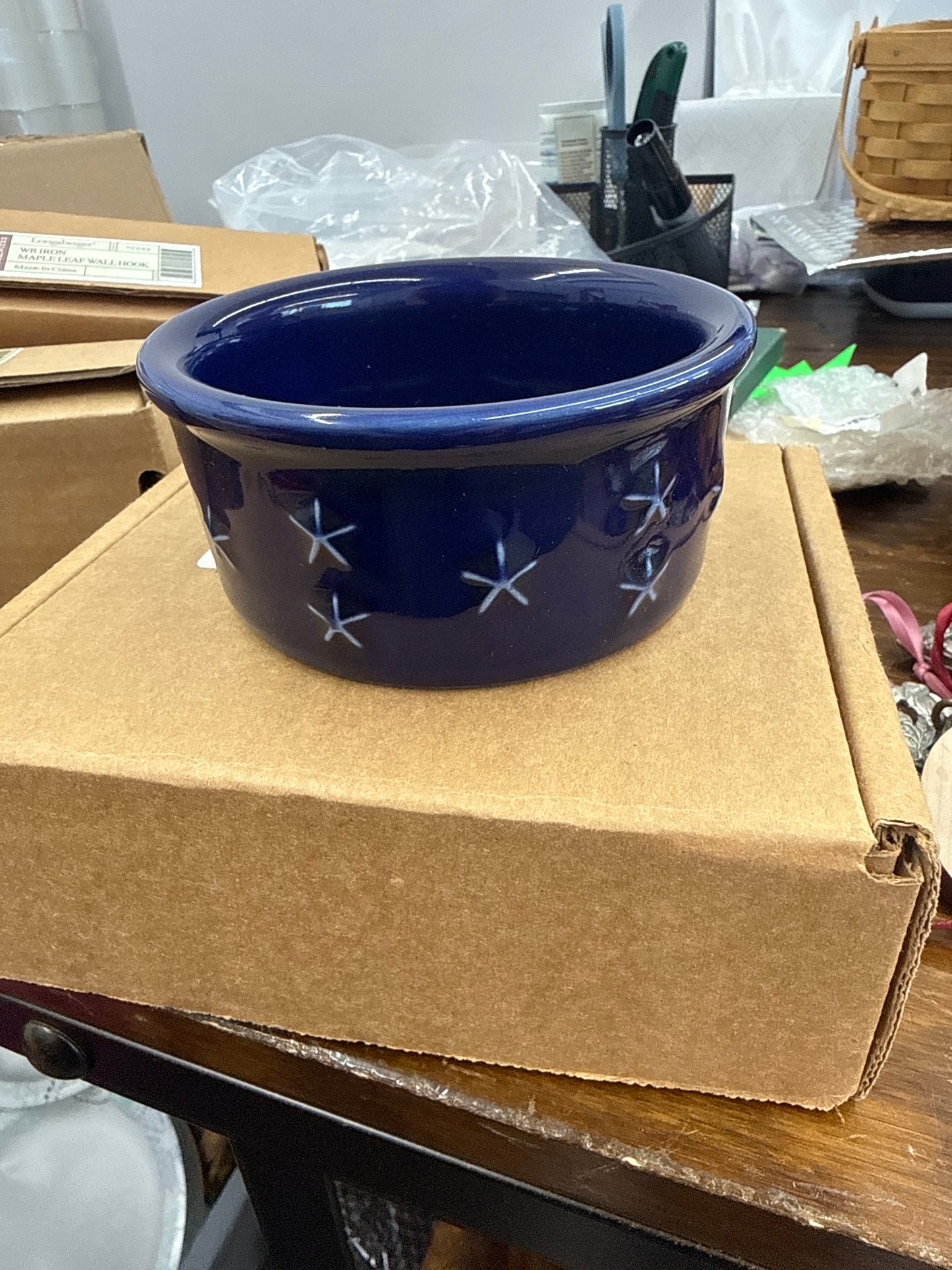 Longaberger proudly American 1/2 pint crock