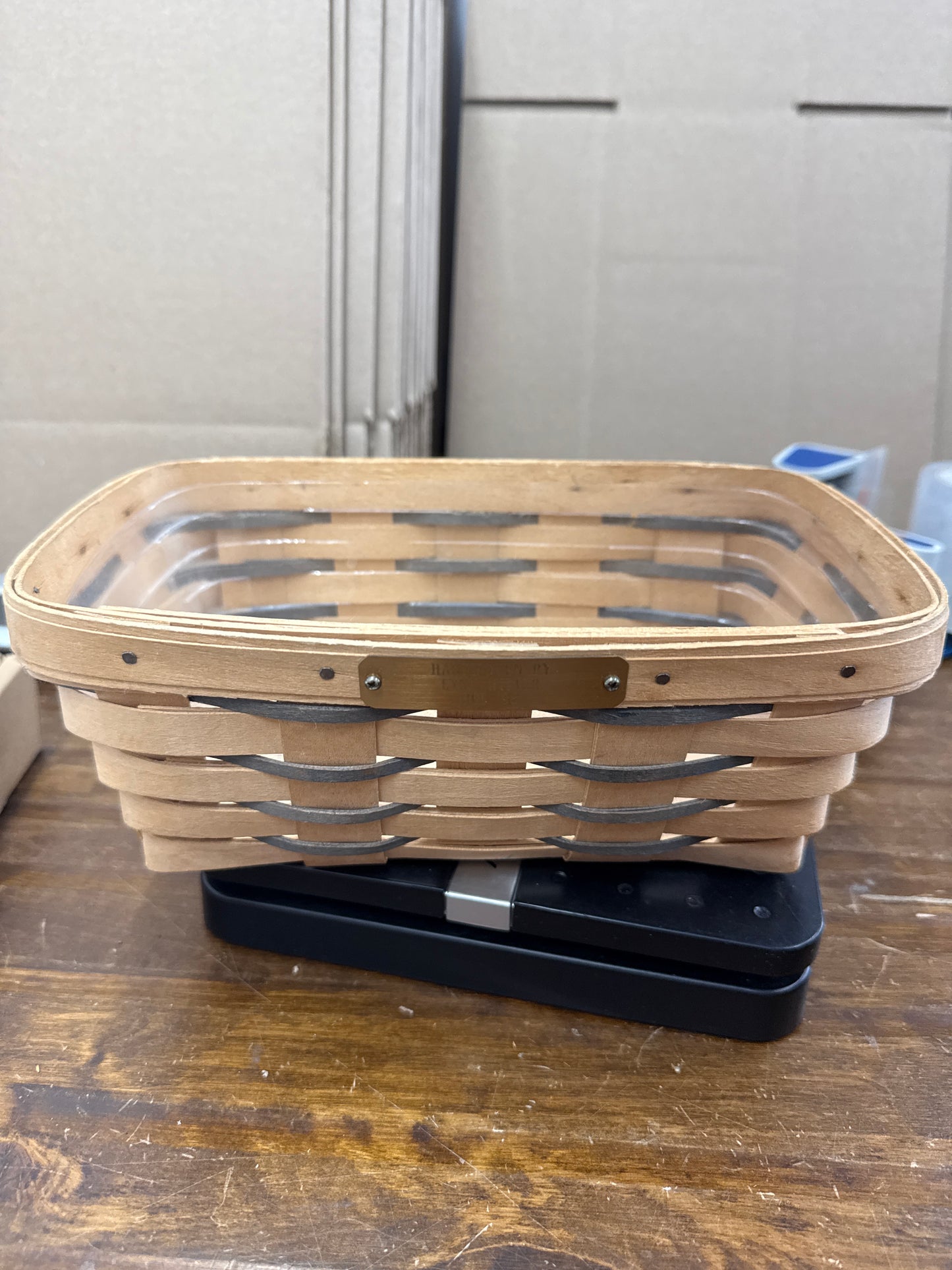 Longaberger handwoven bee basket