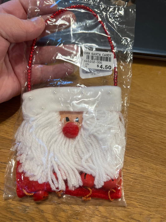 Department 56 Santa candy ornament