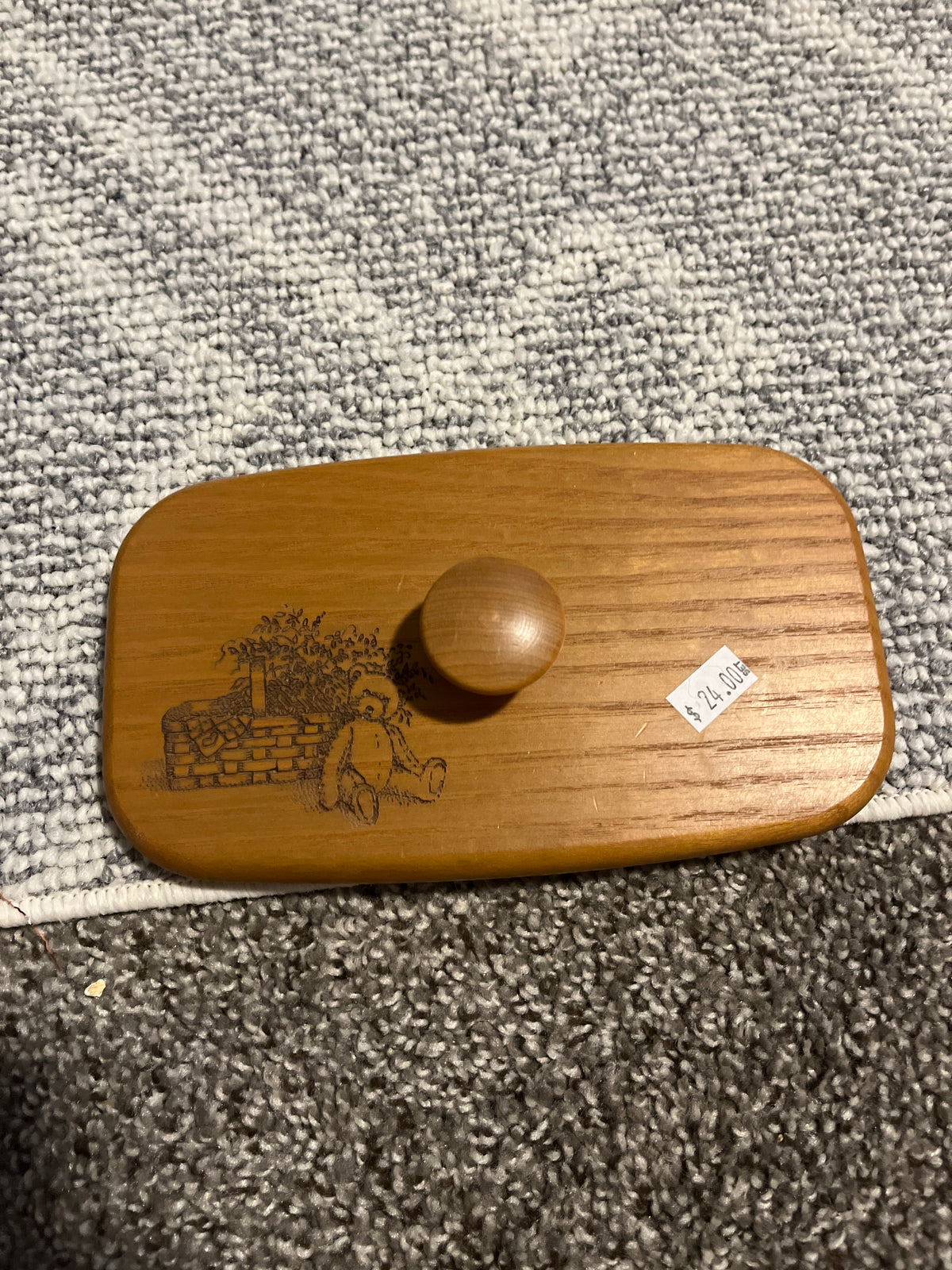 K.S. Lanam 7.5”x4.5” rectangular lid