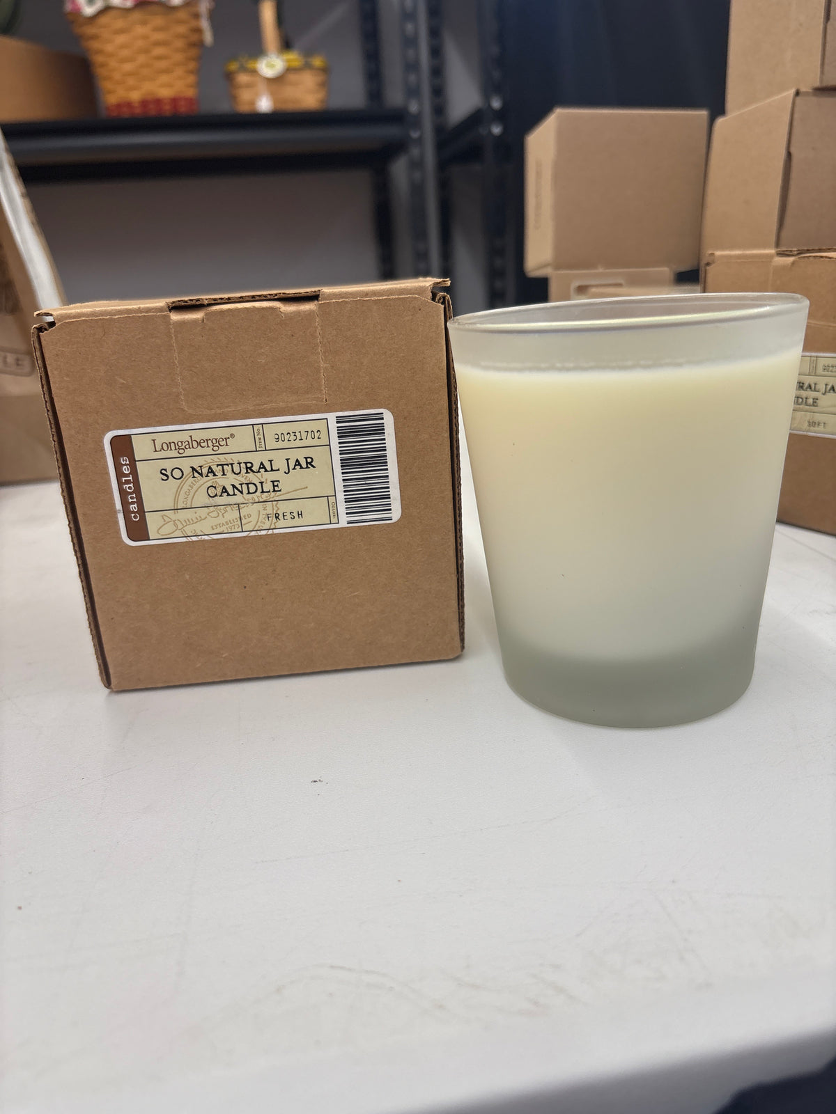 So Natural Jar Candle In Fresh