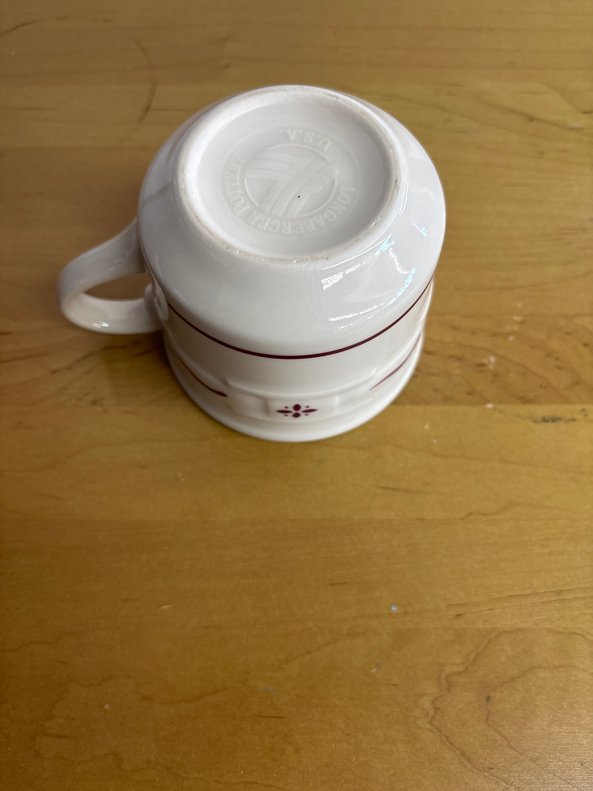 Longaberger Teacup in Traditional Red