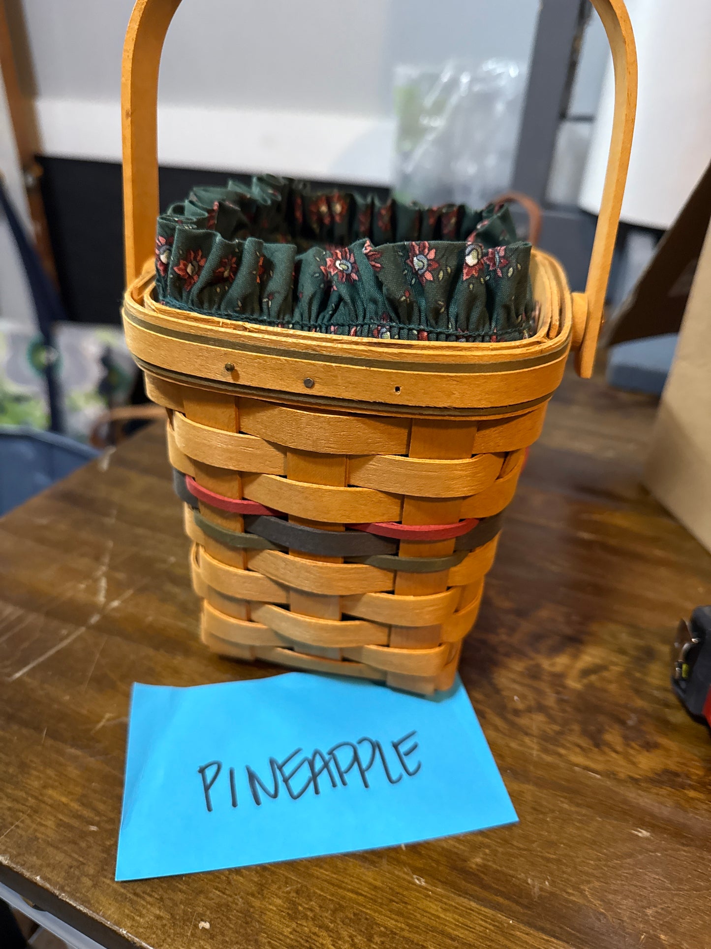 Longaberger autumn harvest small peg with liner