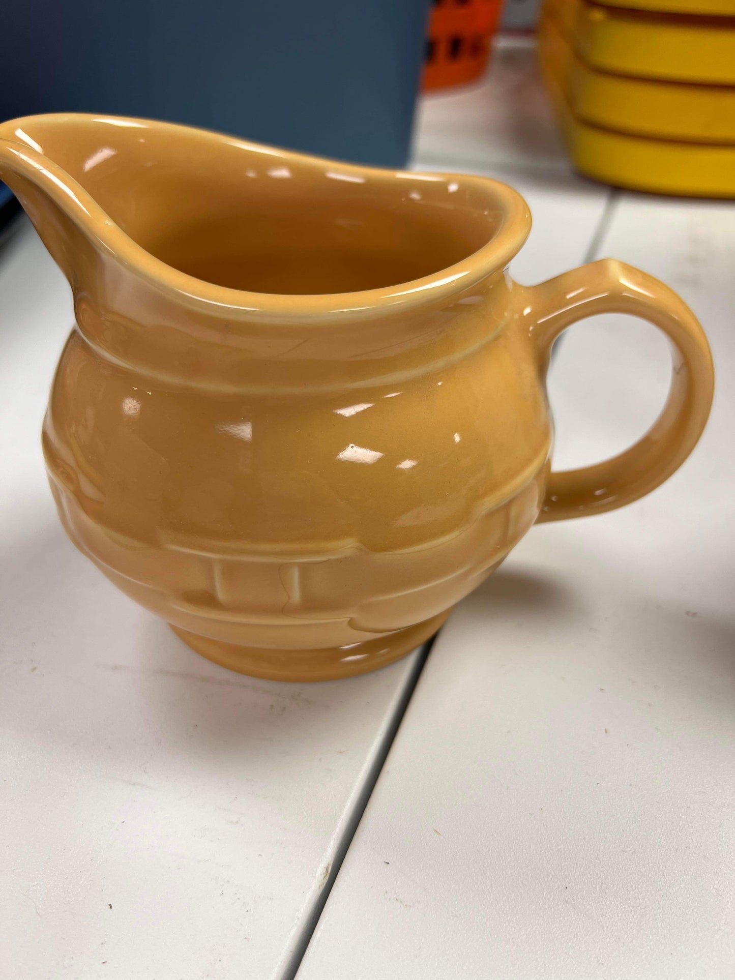 Longaberger creamer in butternut