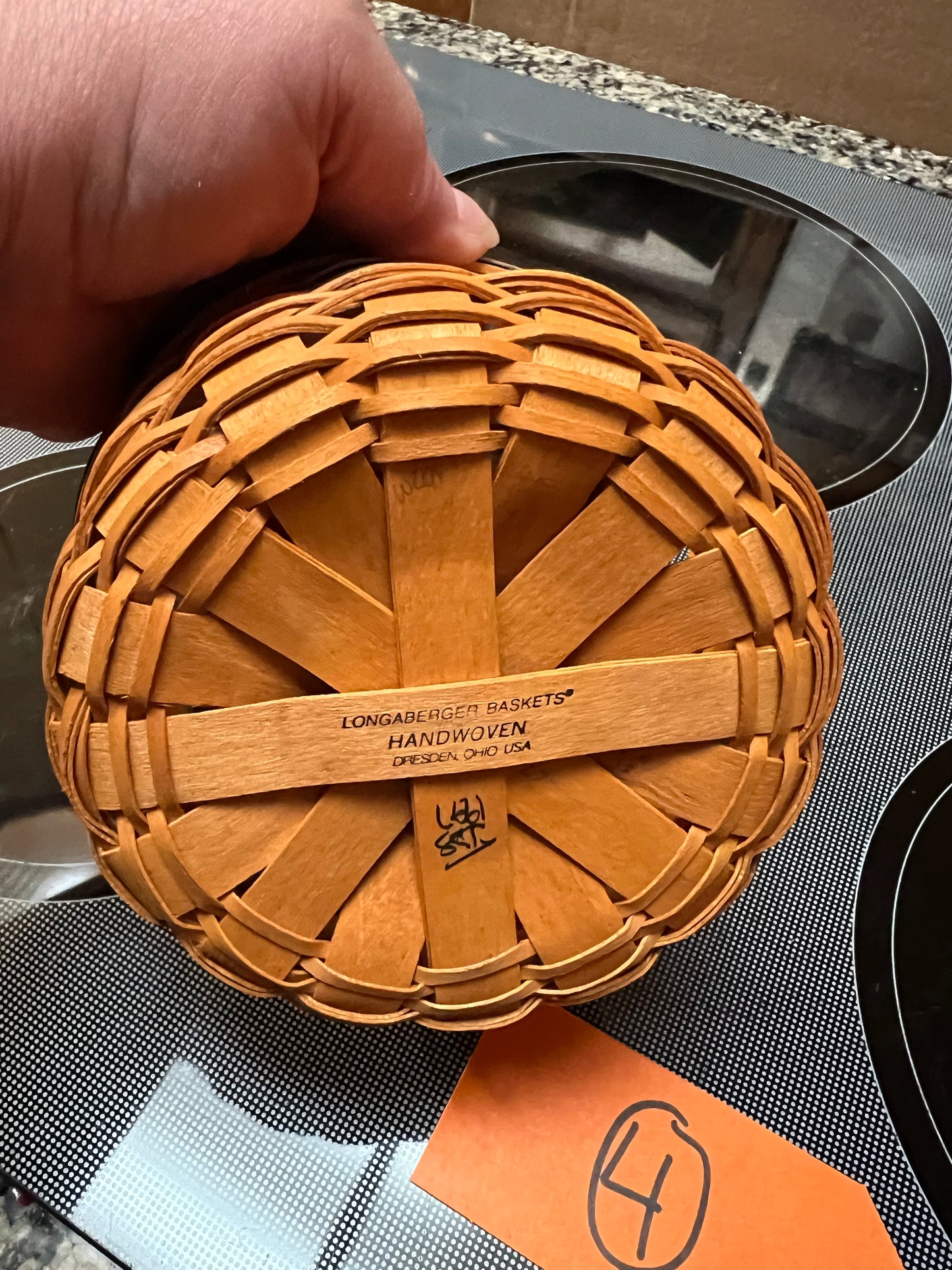 Longaberger 1997 Inaugural Basket with Liner